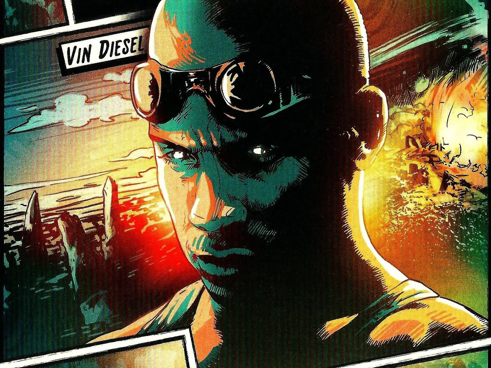 Vin Diesel Riddick Movie Pitch Black