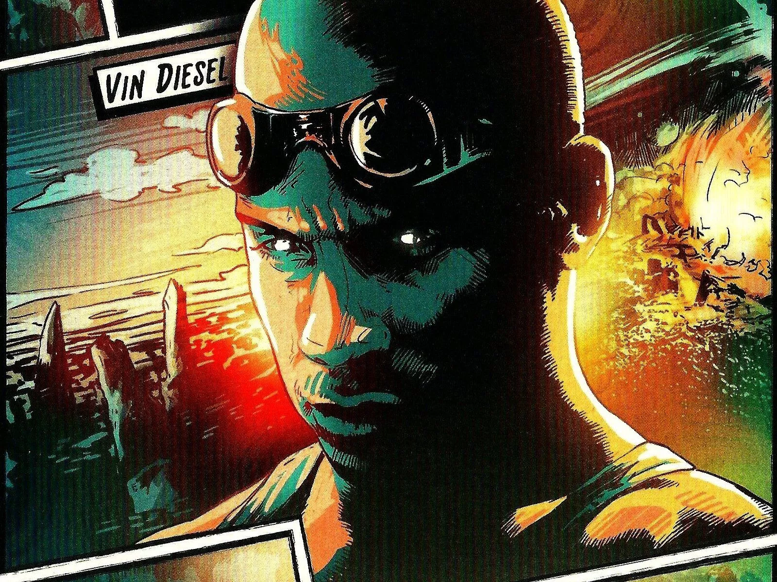 Vin Diesel Riddick Movie Pitch Black