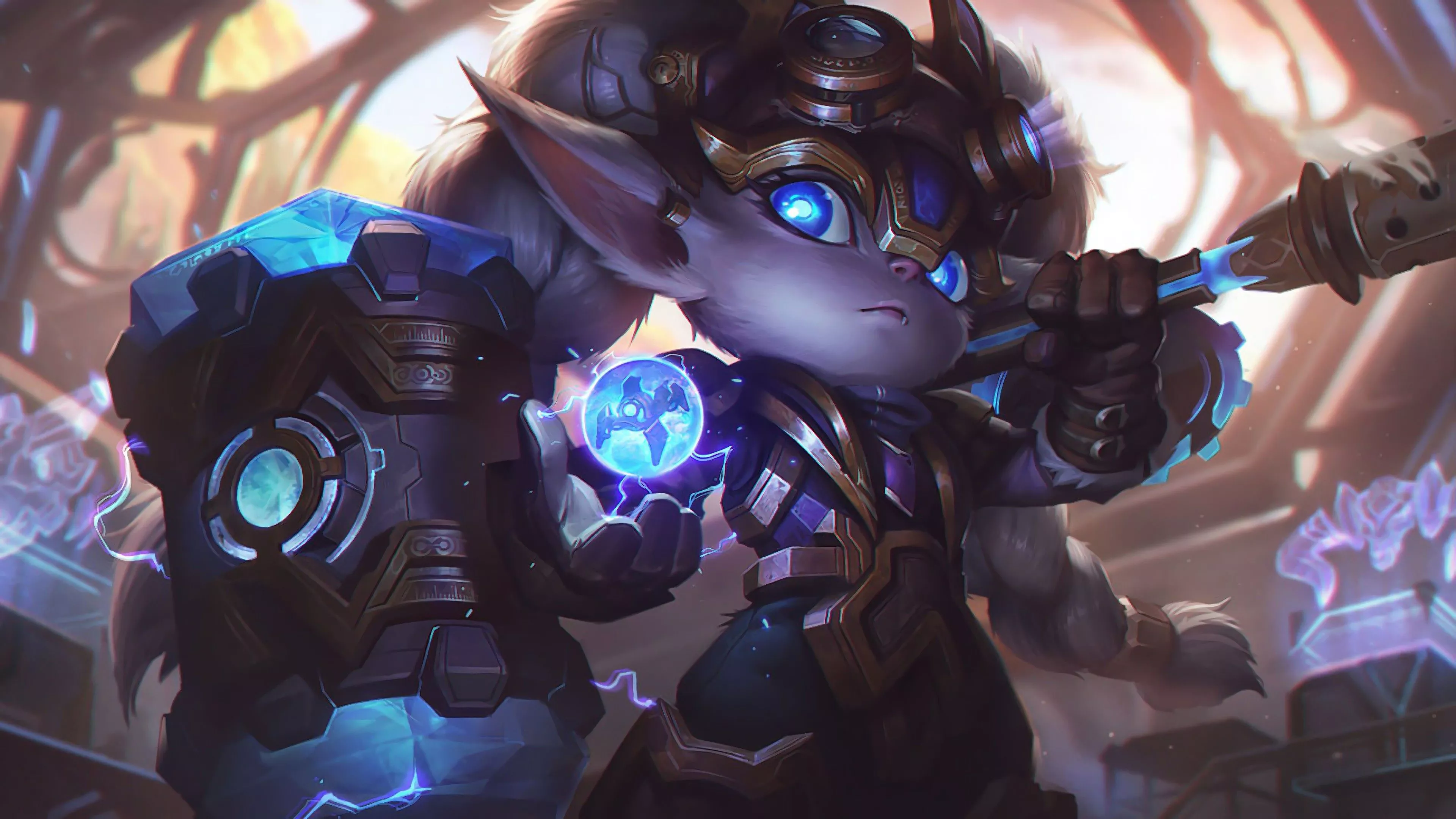 Hextech Poppy Skin League of Legends 4K
