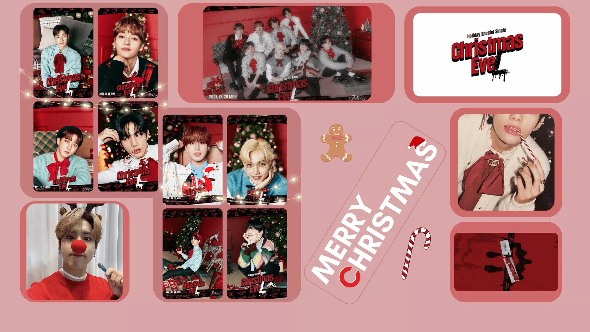 Stray Kids Christmas Vibes HD Wallpaper