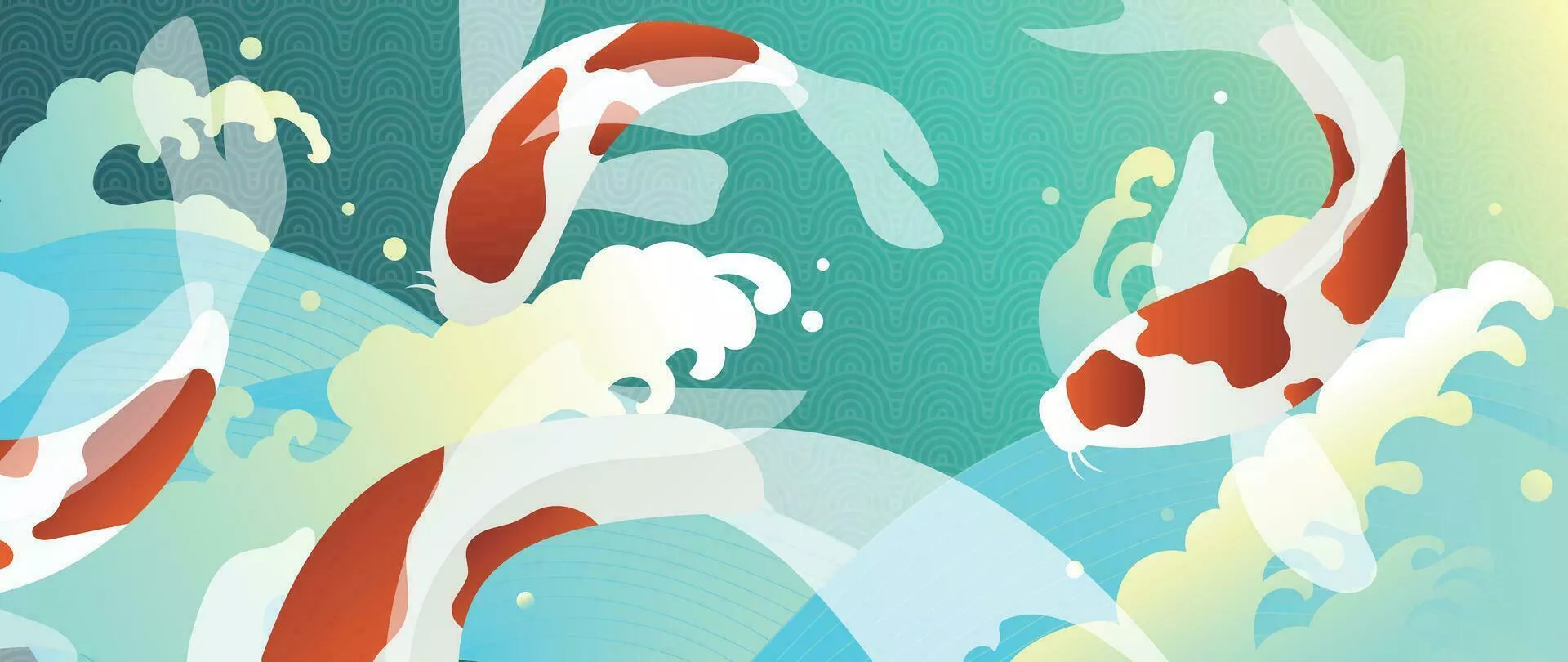 Japanese wallpaper pattern design