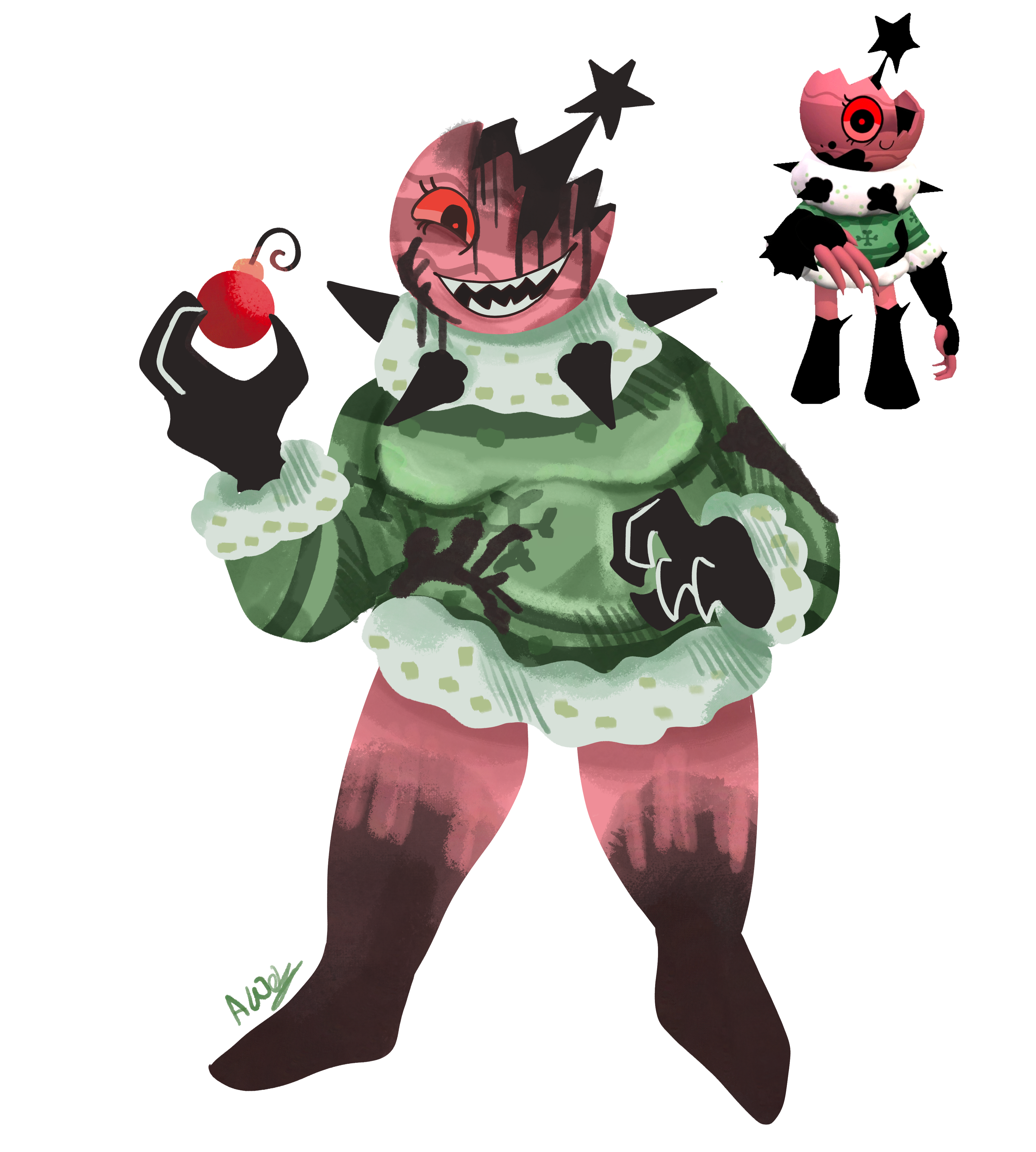 Bobette(Dandy's World) by AgrroWitch on Newgrounds
