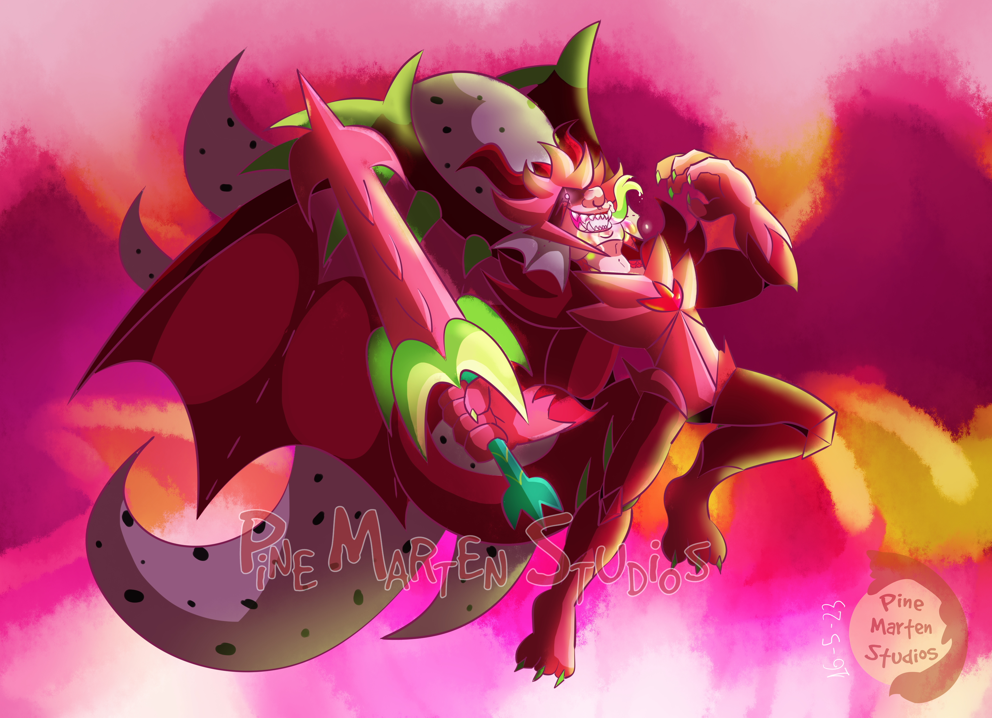 Pitaya Dragon Cookie