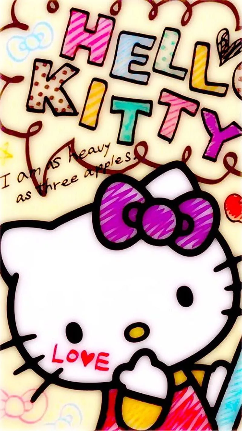 Hello Kitty, cartoon, HD phone
