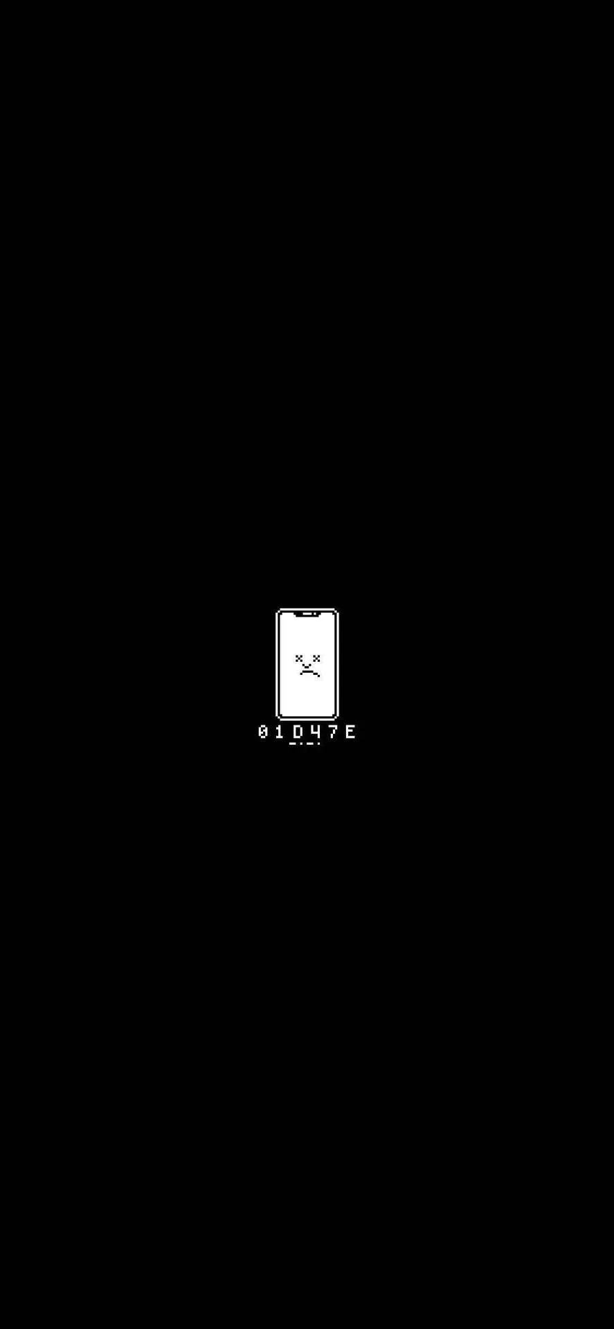 Phone Sad Black Wallpaper