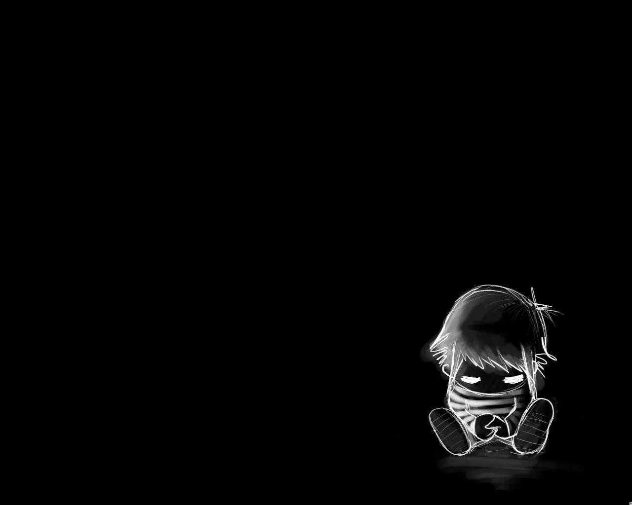 Sad Black Wallpaper