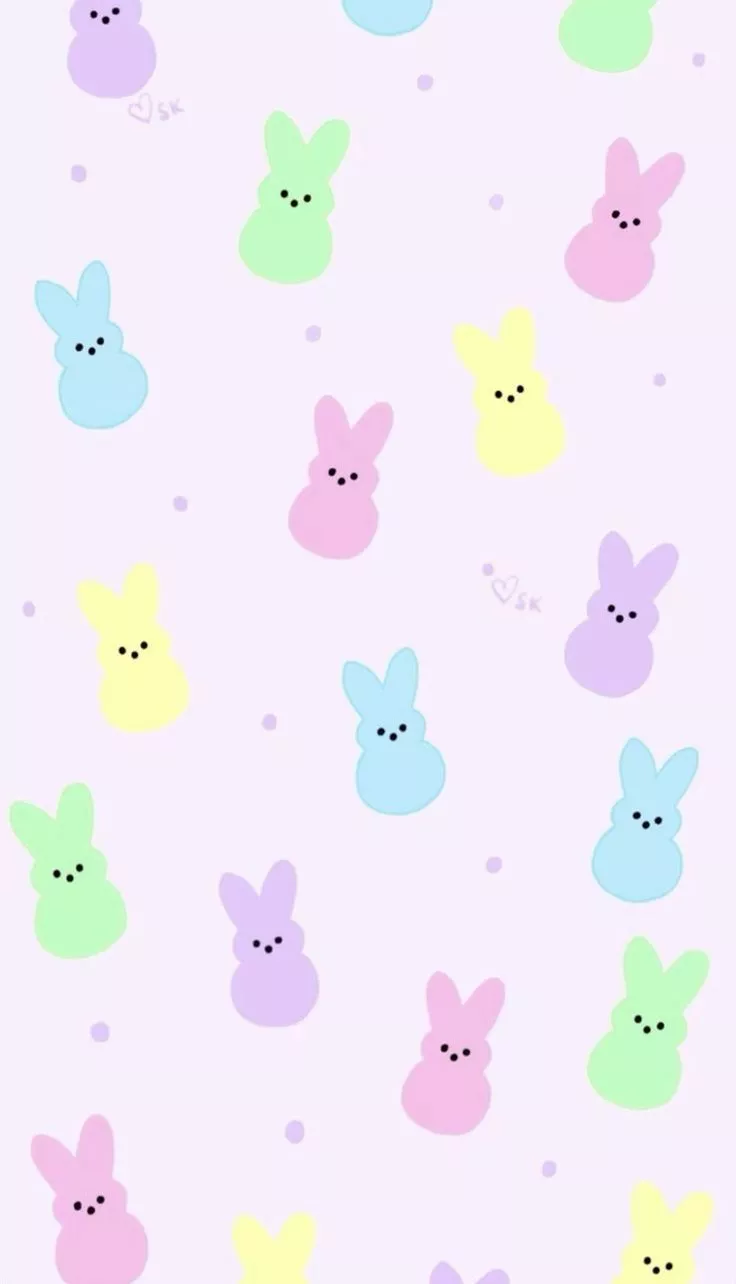 Easter background. Peeps edition!!!