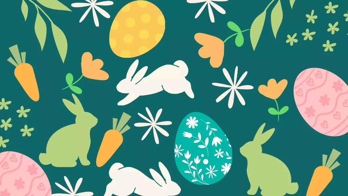 Free Easter Background Image, Editable