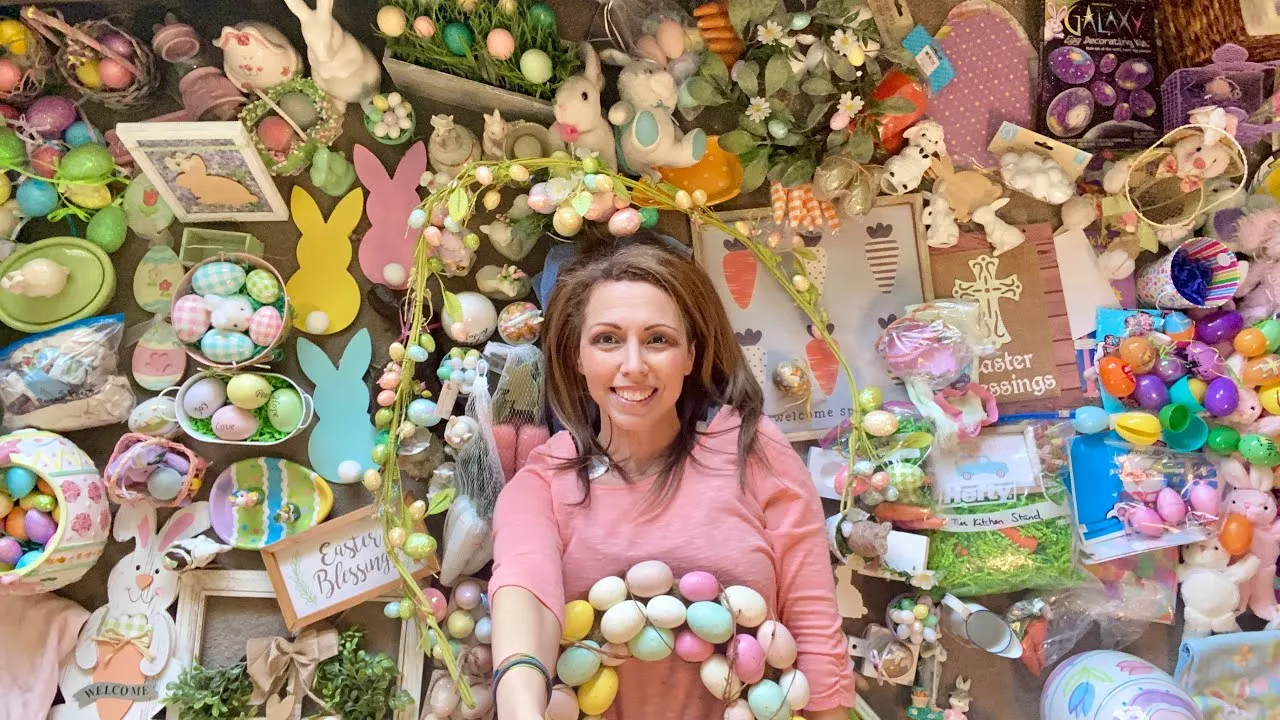 Extreme KonMari Spring Easter Decor