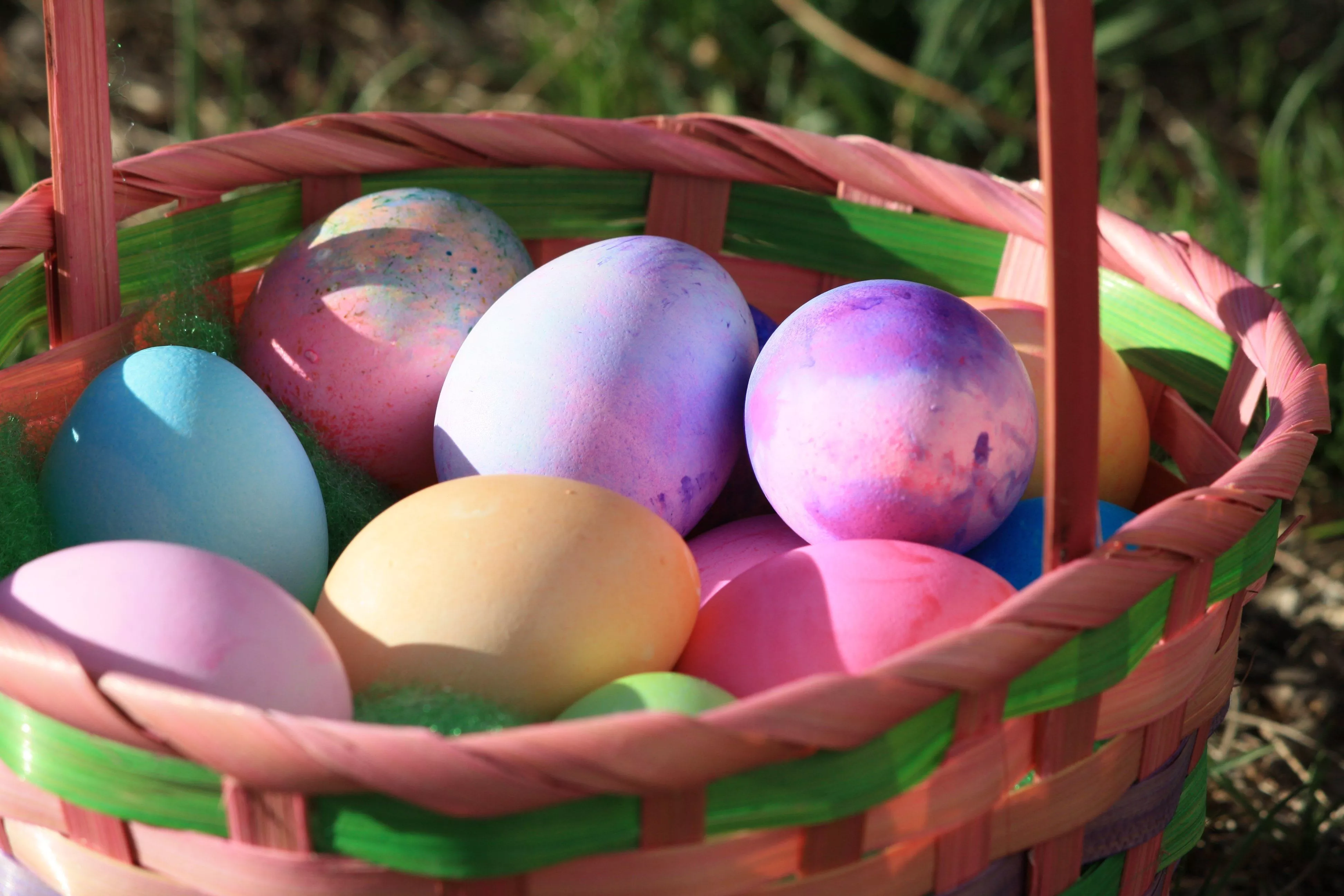 easter eggs, multicoloured, easter egg