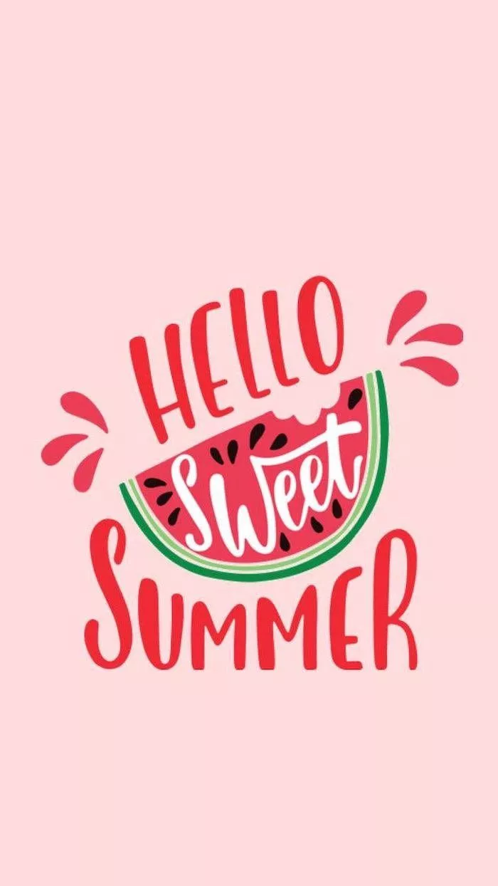 Hello Sweet Summer Girly iPhone