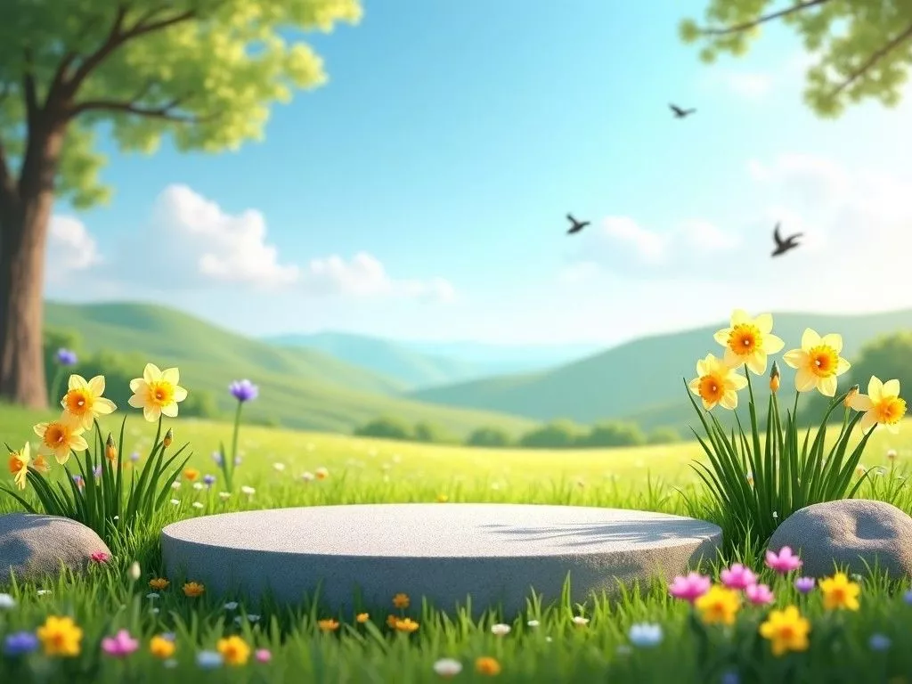 Free Spring Background Image