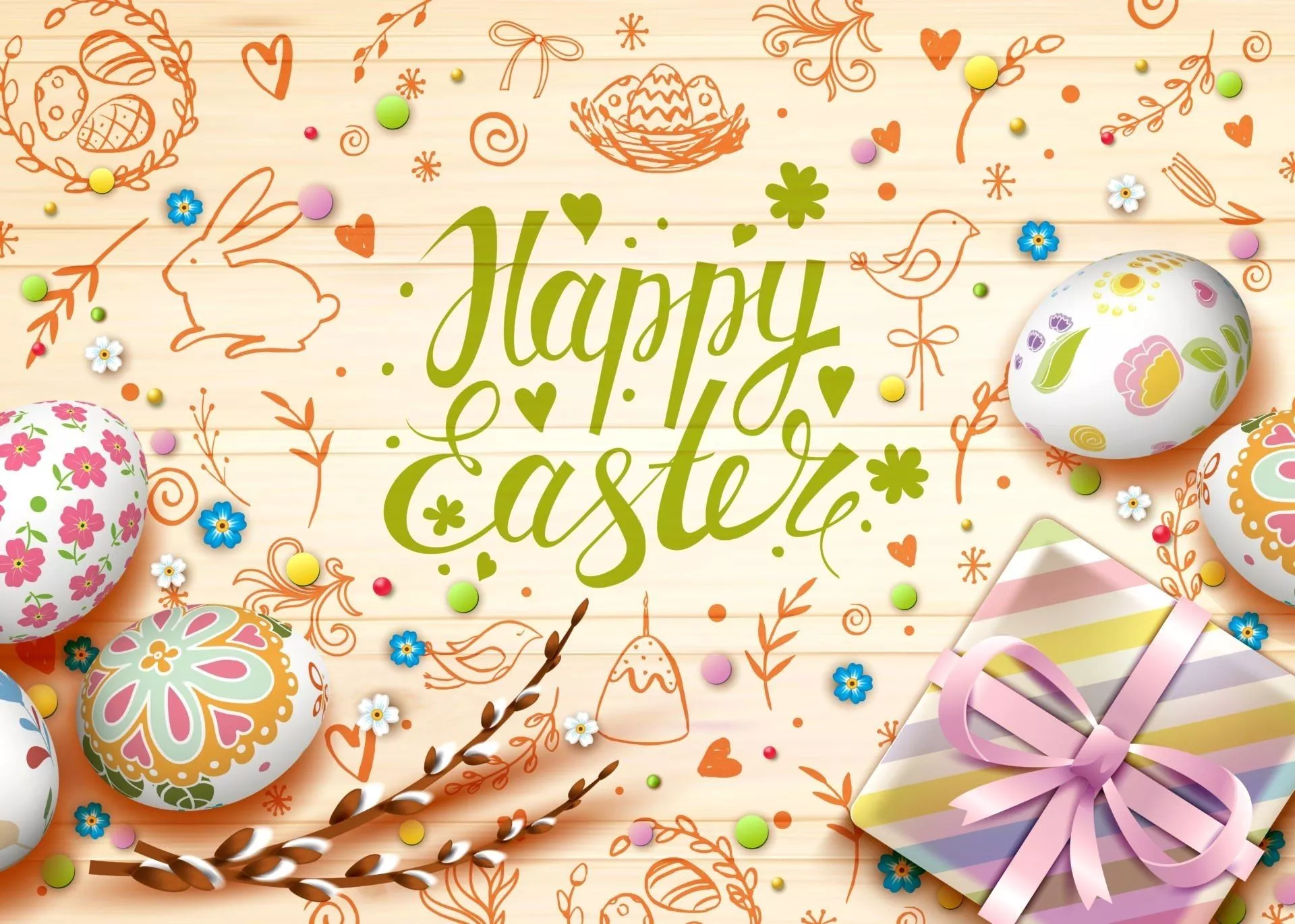 Happy Easter Holiday Easter HD Wallpaper