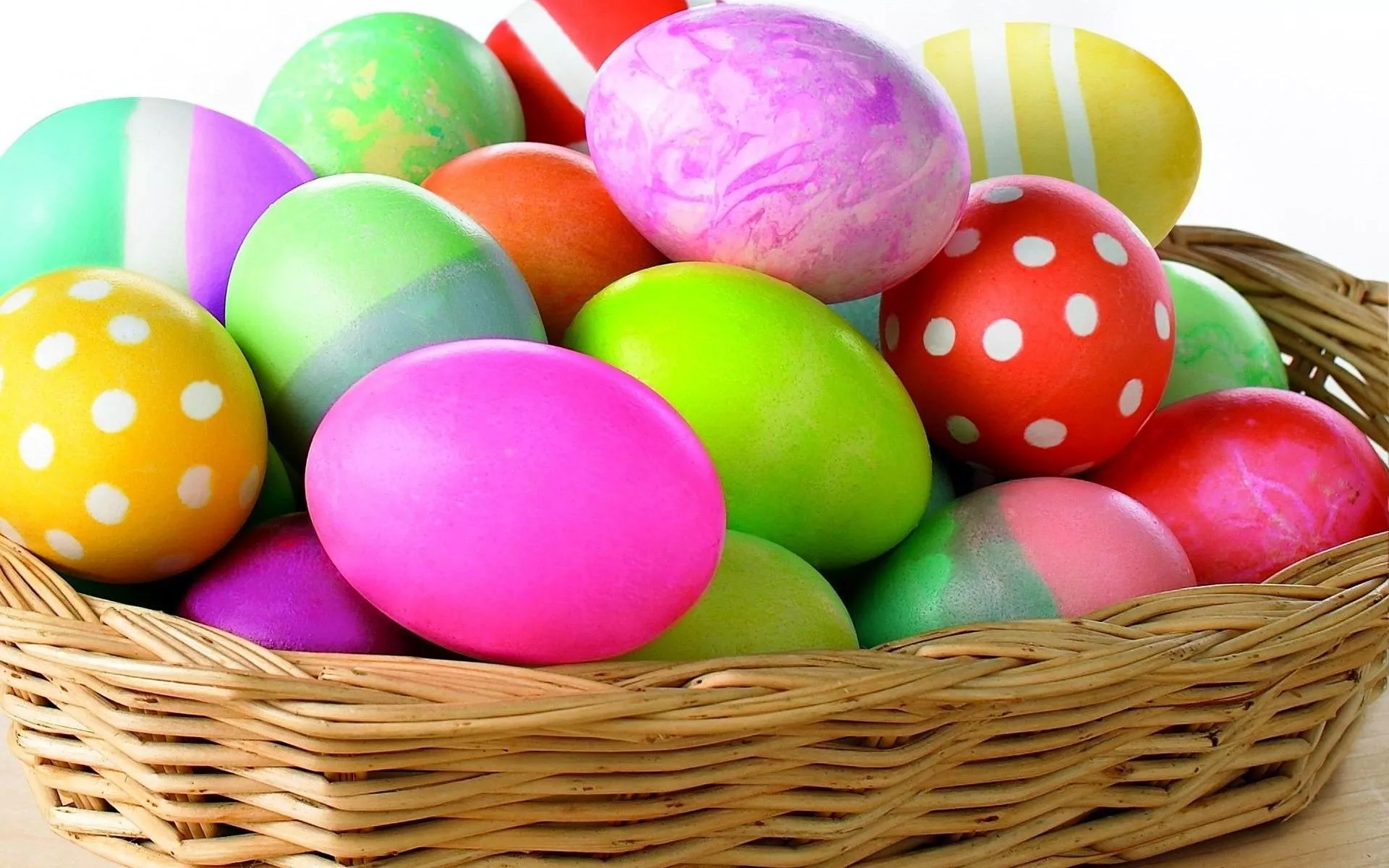 Easter Eggs Basket