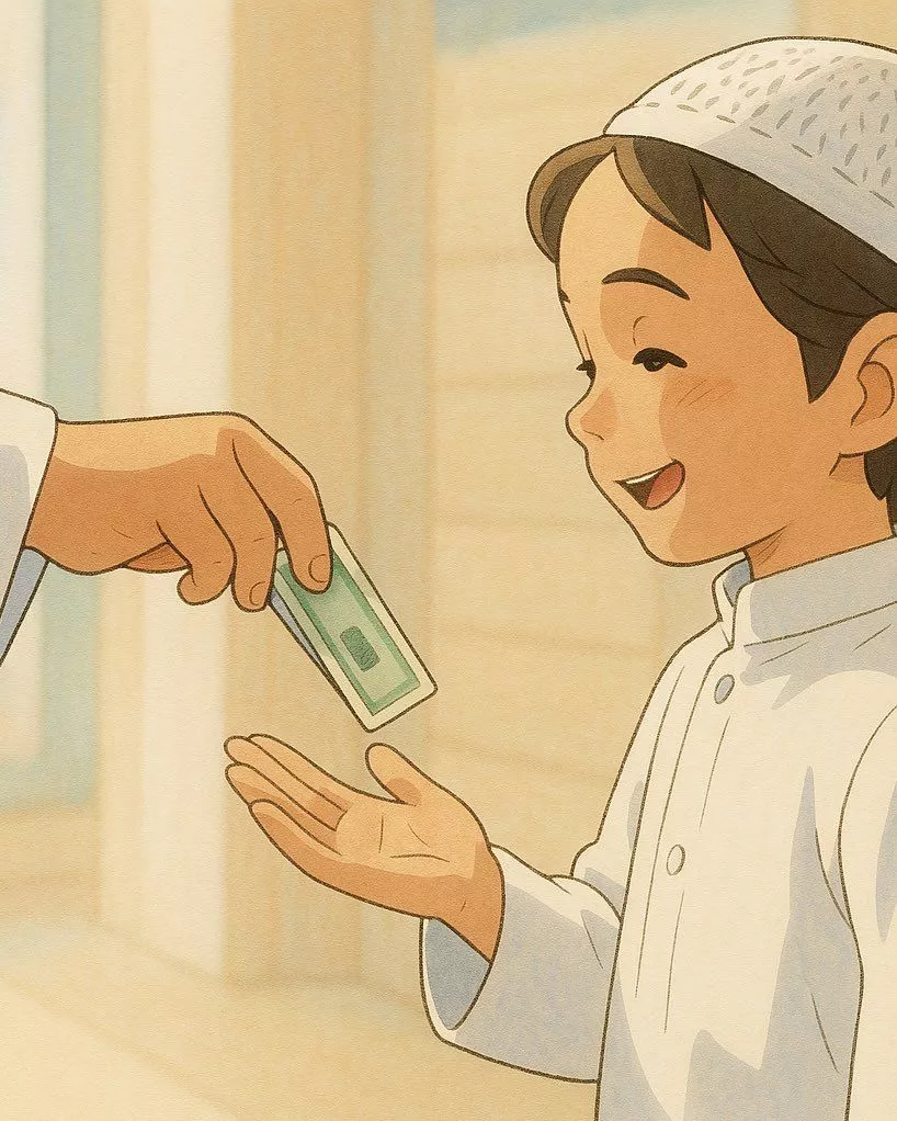 Ghibli Style Eid Ul Fitr Mubarak Image