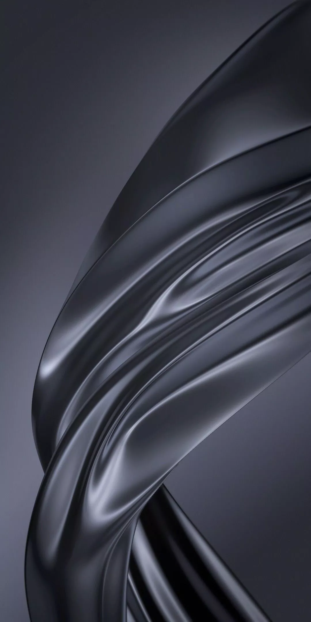 Xiaomi Mix 2s Stock Wallpaper Dark Metallic Liquid Grey Gray