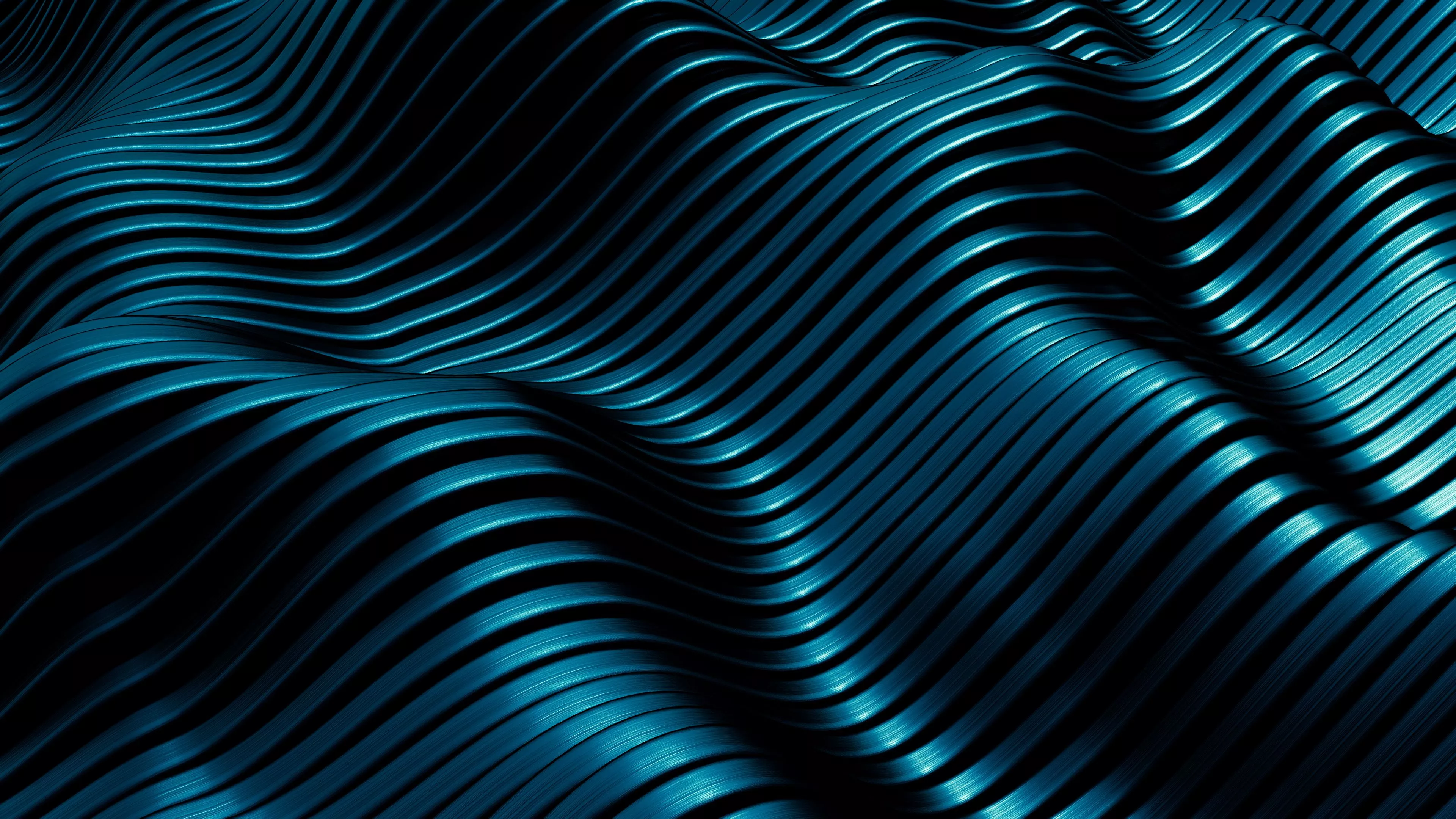 Metal Waves 4K Wallpaper. HD