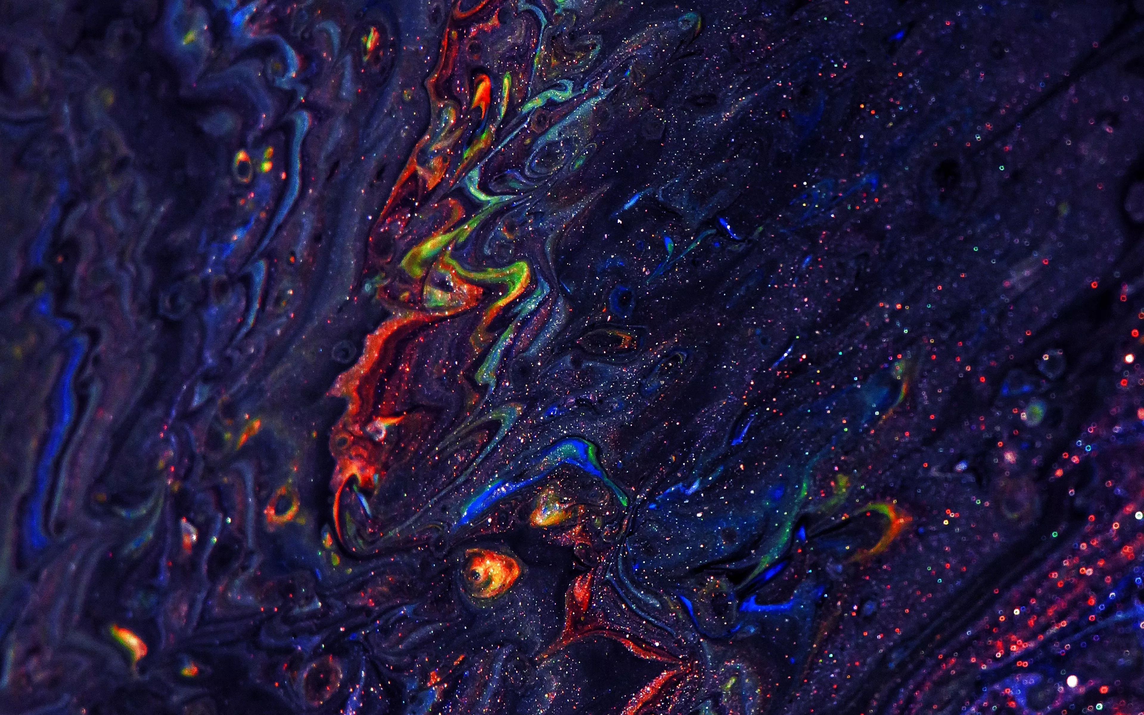 Oil Paint Abstract Pattern Background