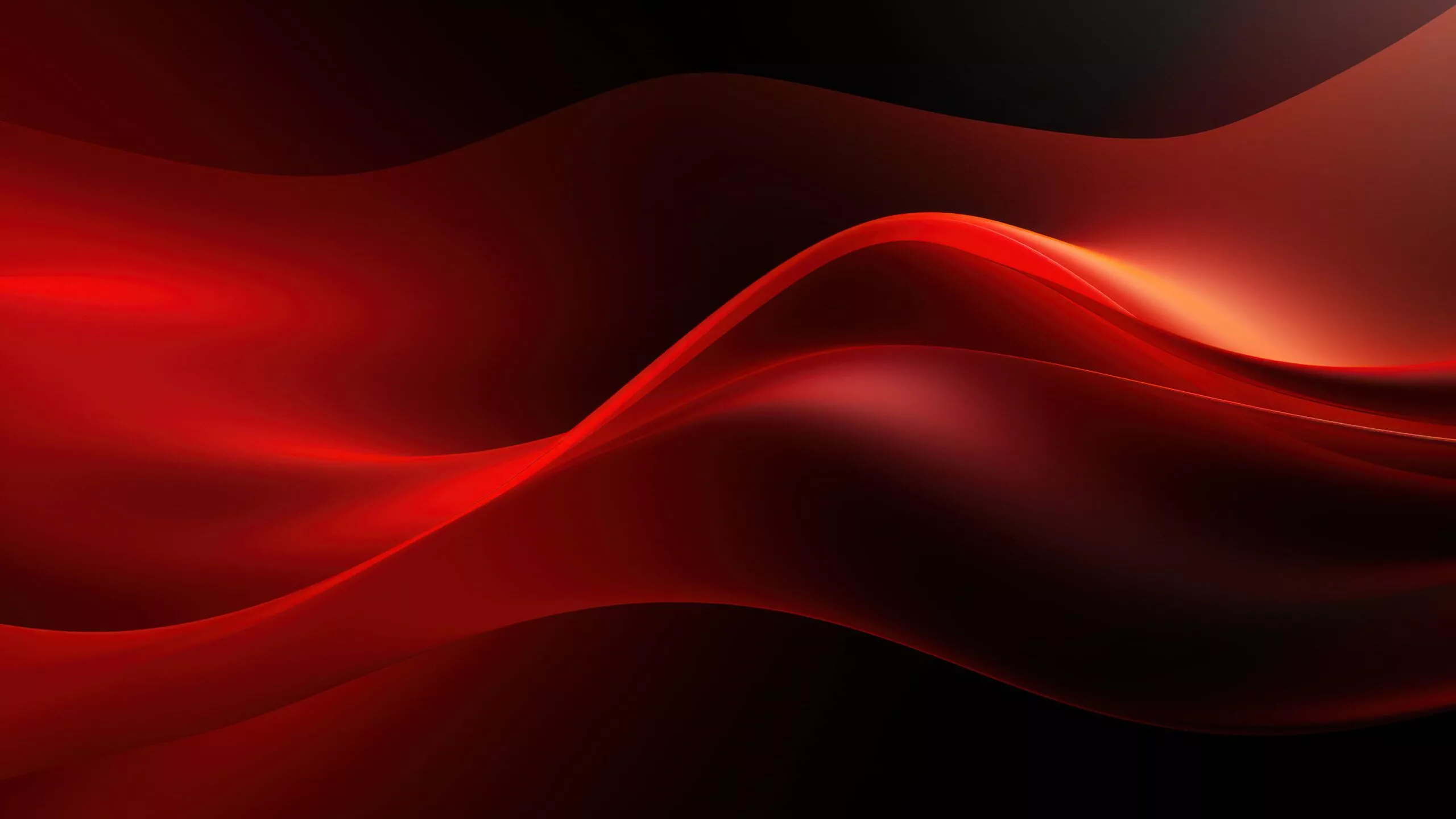 Dark Red Abstract Layers 4K Wallpaper