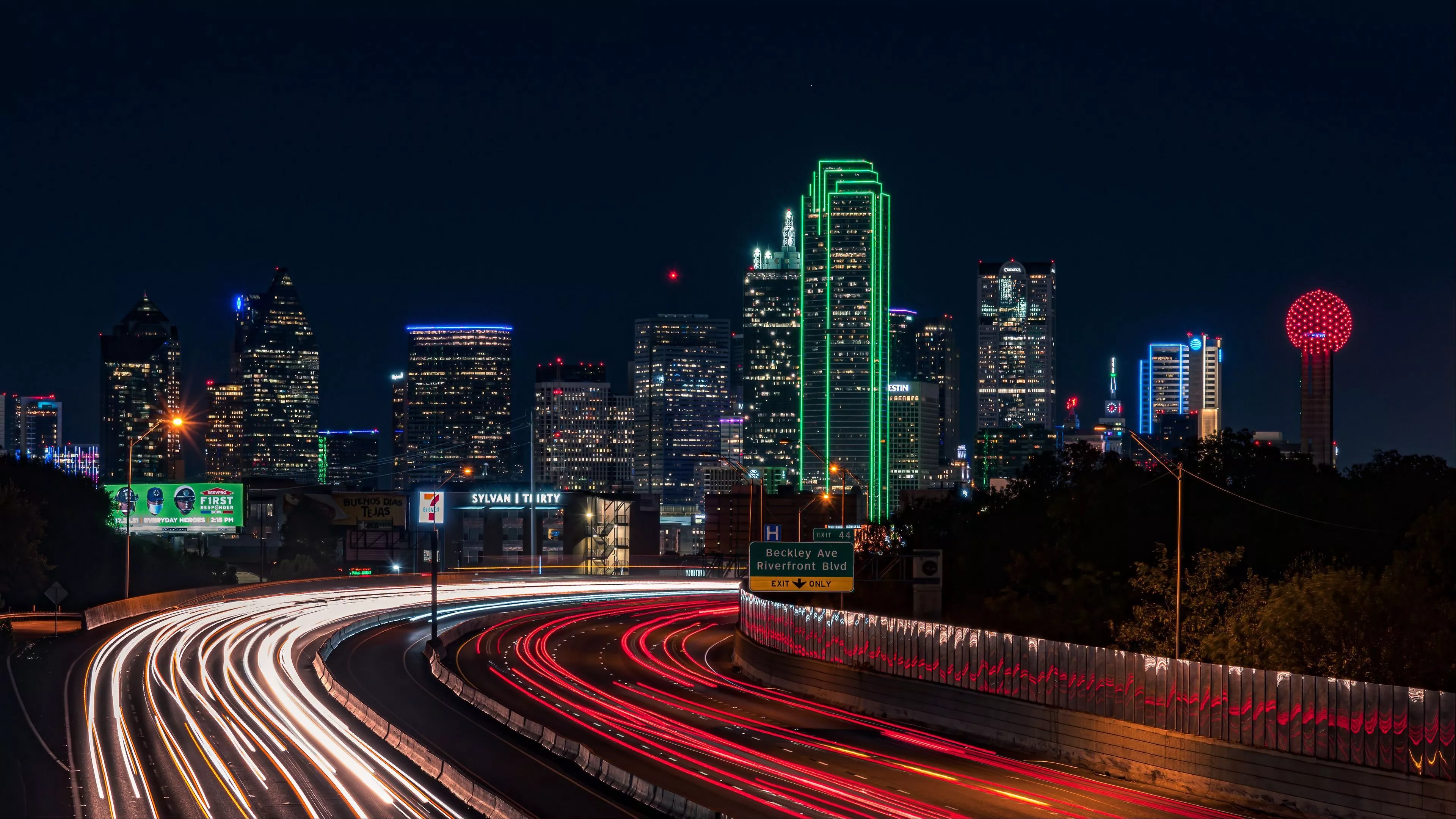 Skyscrapers Dallas Texas Cityscape 4K