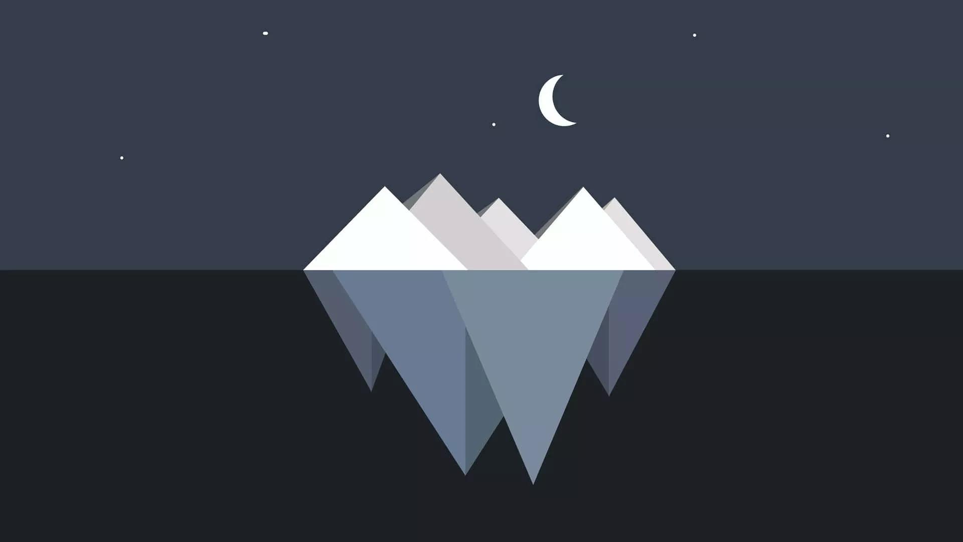 Download free Night Iceberg Minimal