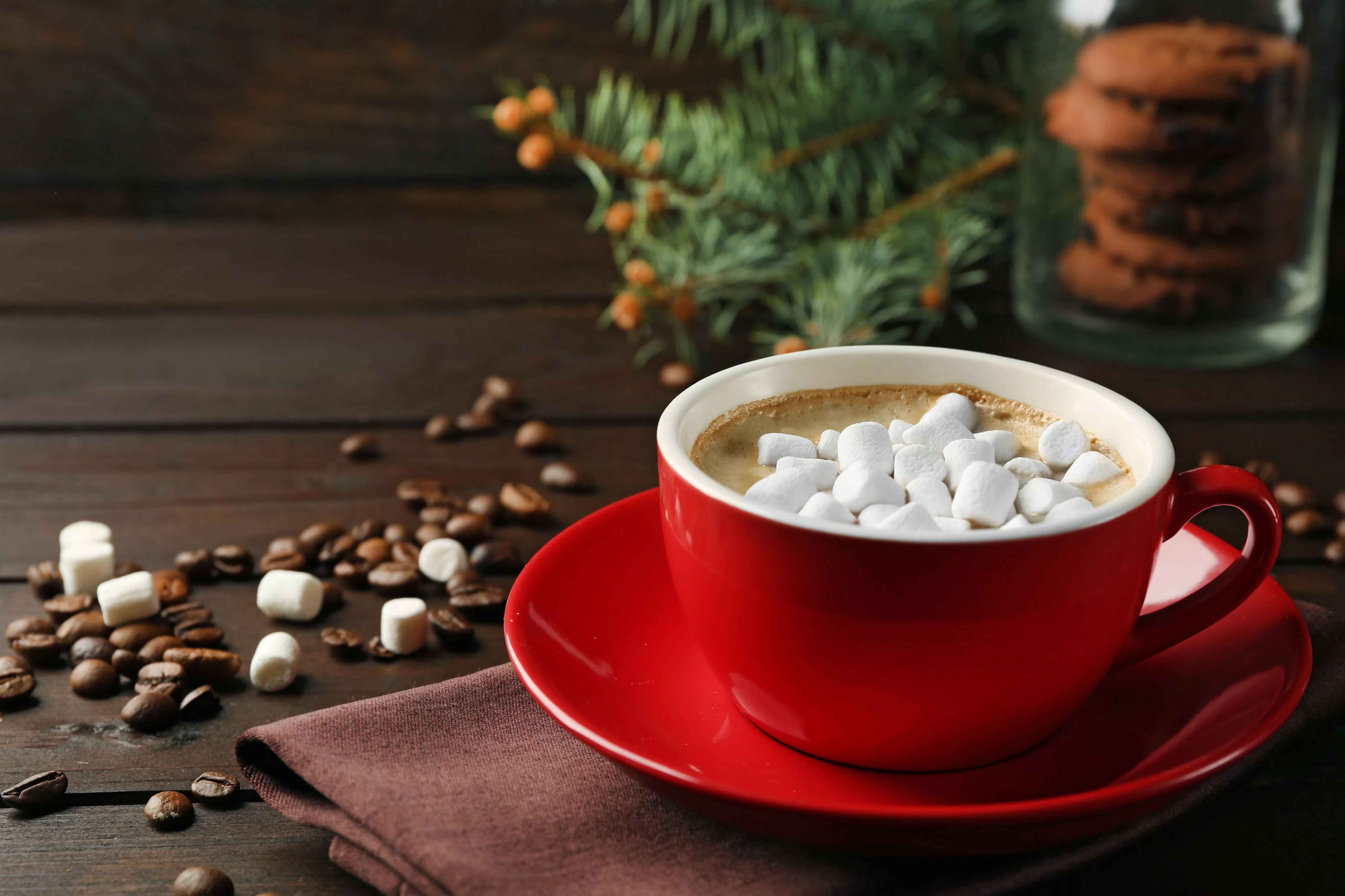 Download Marshmallow Cup Coffee Beans
