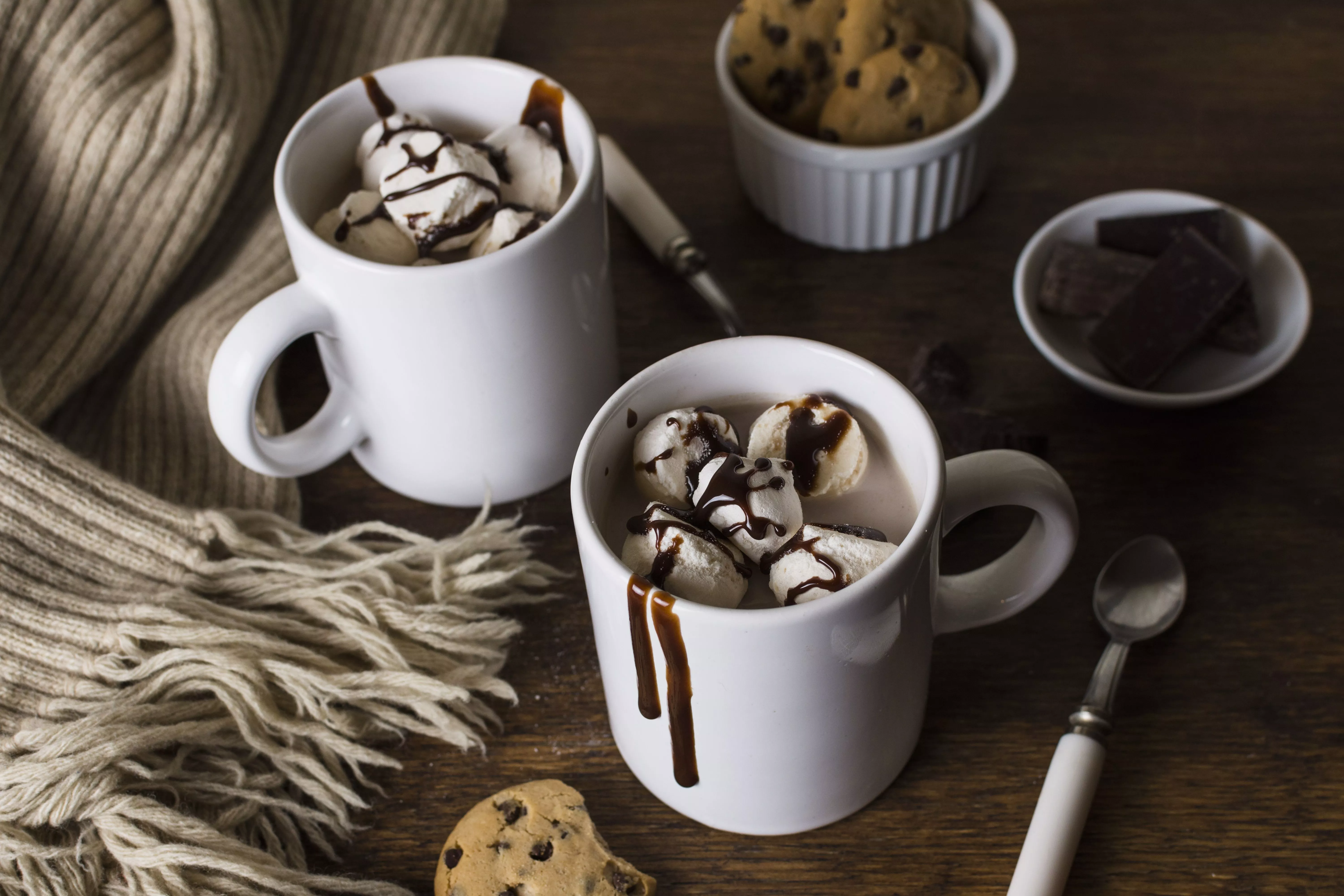 Food Hot Chocolate 4k Ultra HD Wallpaper