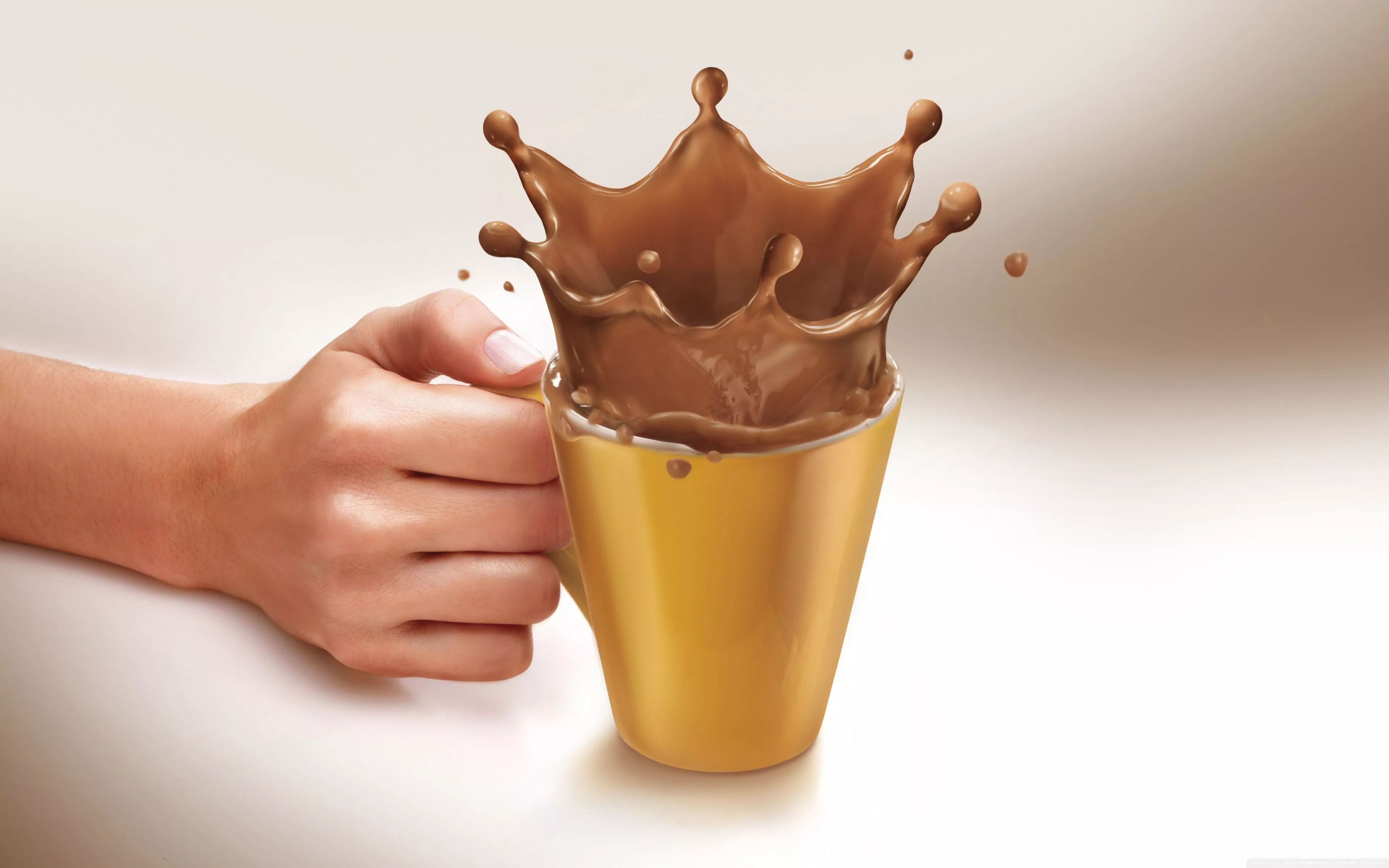 Hot Chocolate Mug Ultra HD Wallpaper