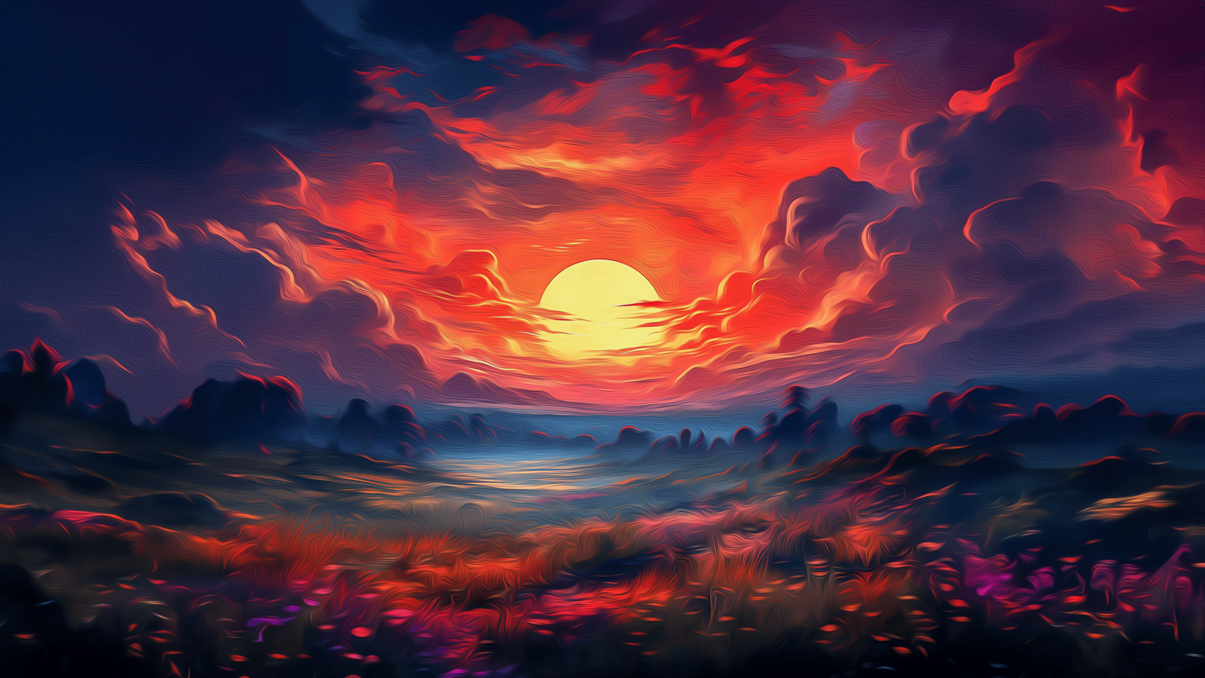 PC Wallpaper 4K Sunset
