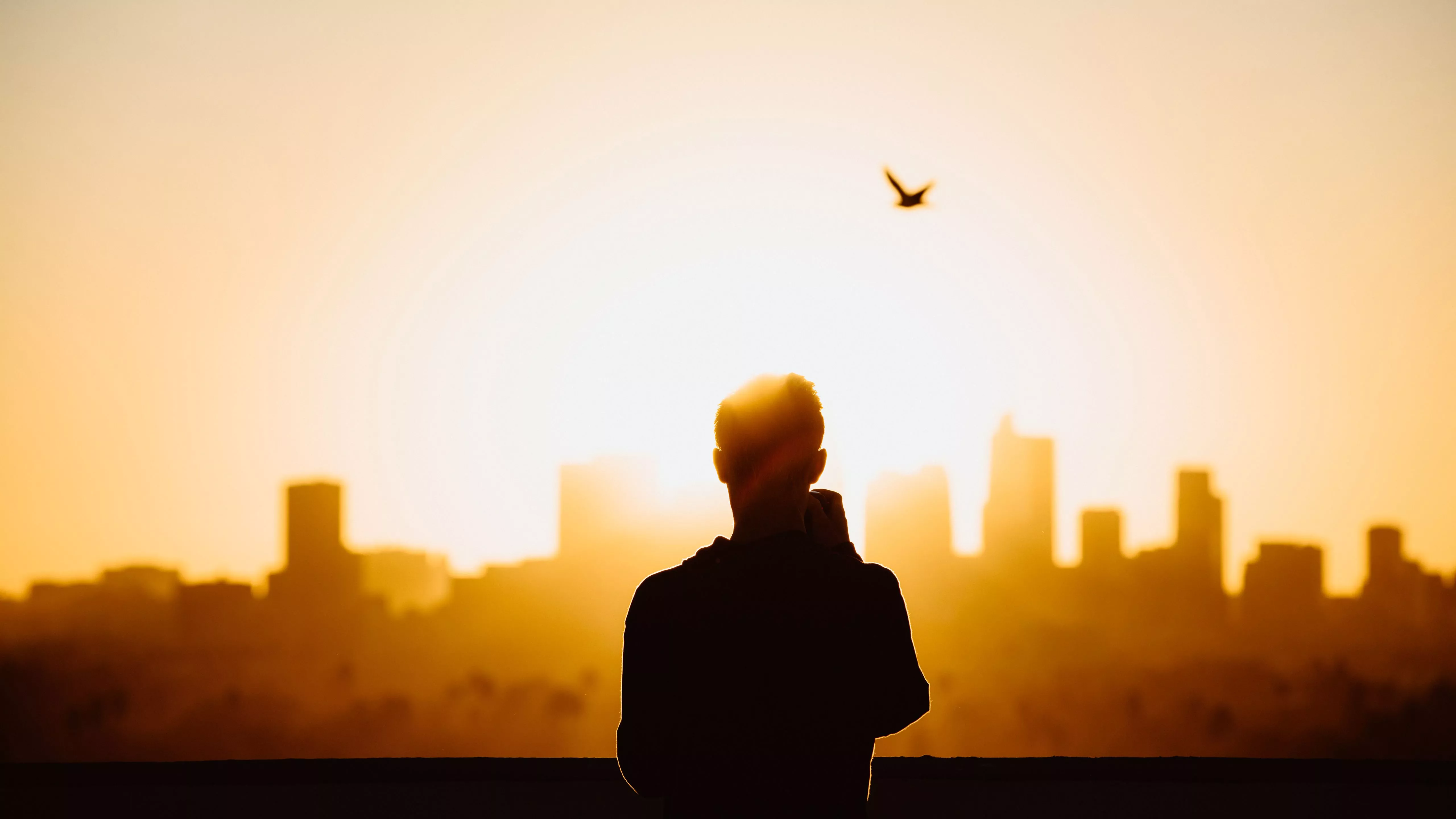 Wallpaper For Computer Silhouette Man