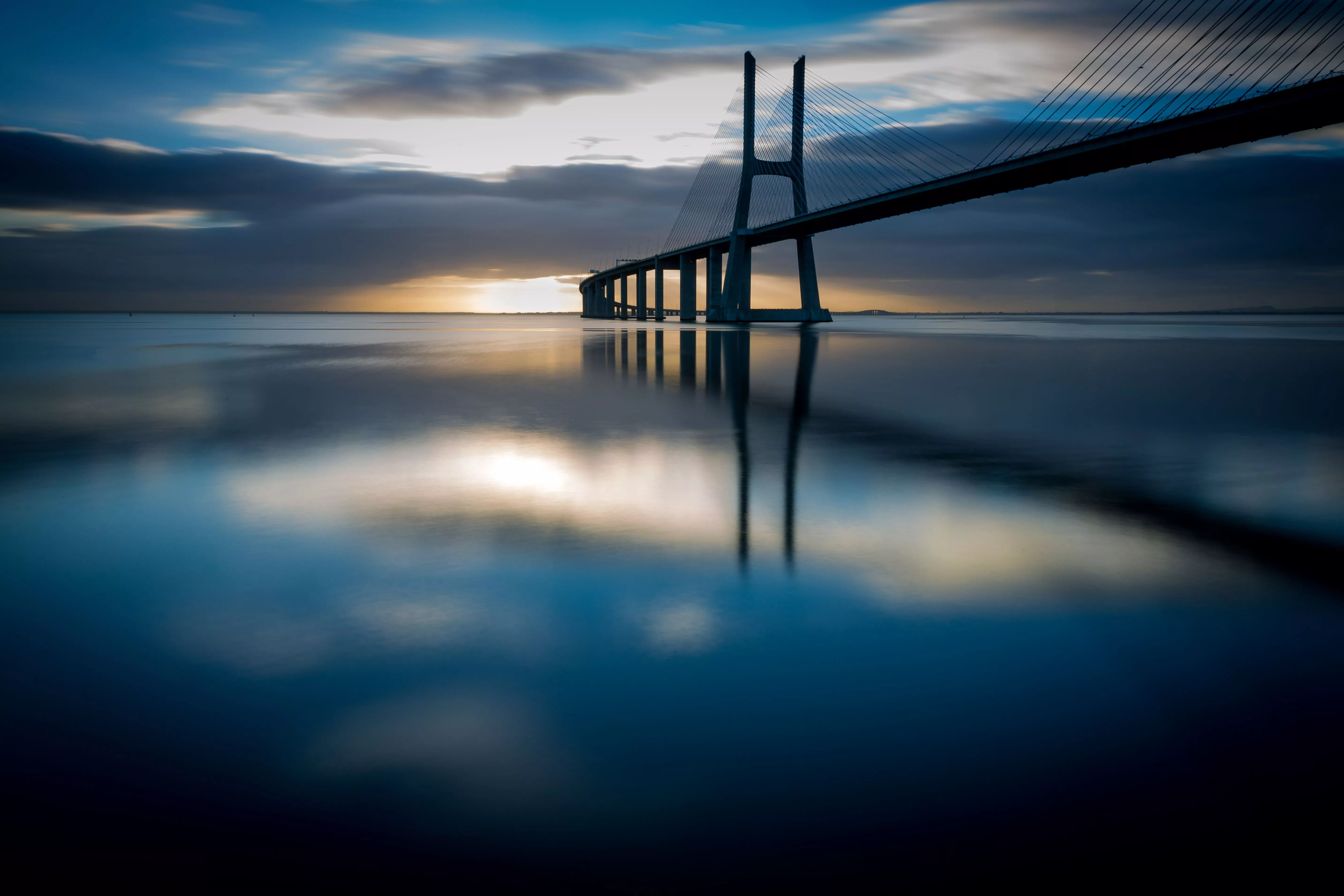 Vasco Da Gama Bridge 4k Ultra HD Wallpaper