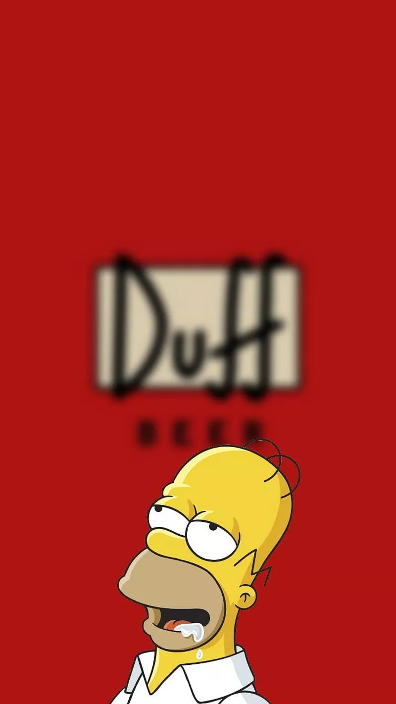 red, simpson, HD phone wallpaper