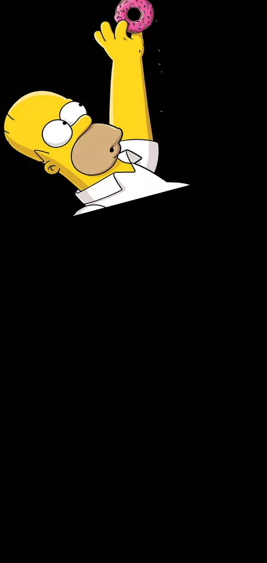 Download Samsung A51 The Simpsons Homer Simpson Donut Wallpaper