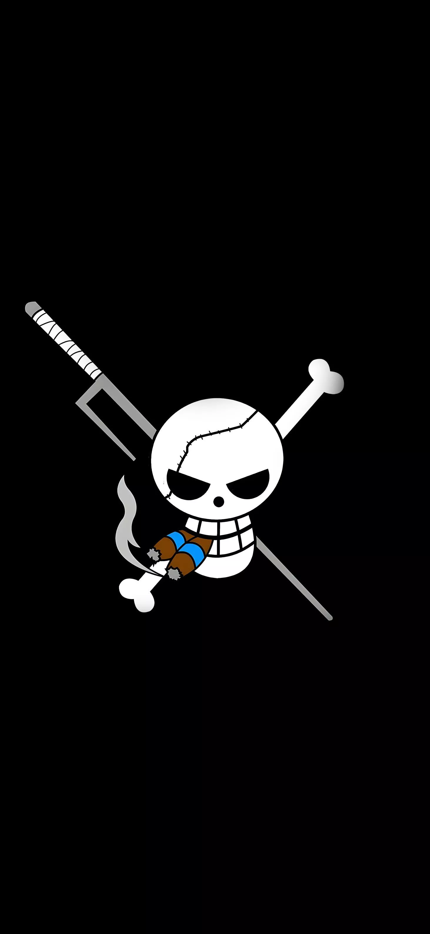 One Piece Smoker Pirate Flag Wallpaper