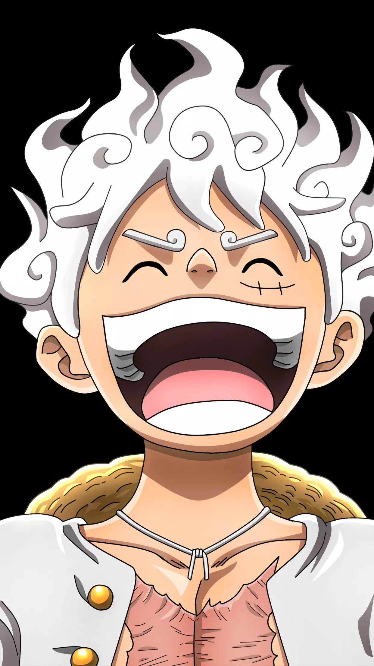 Laughing Wallpaper 4K, Luffy, One Piece, 5K