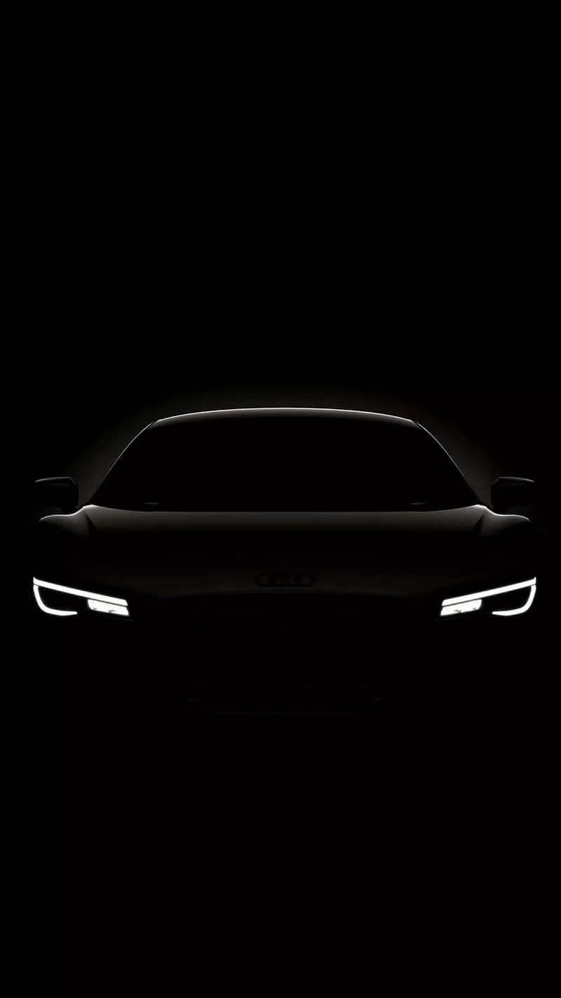 HD black and white car wallpaper