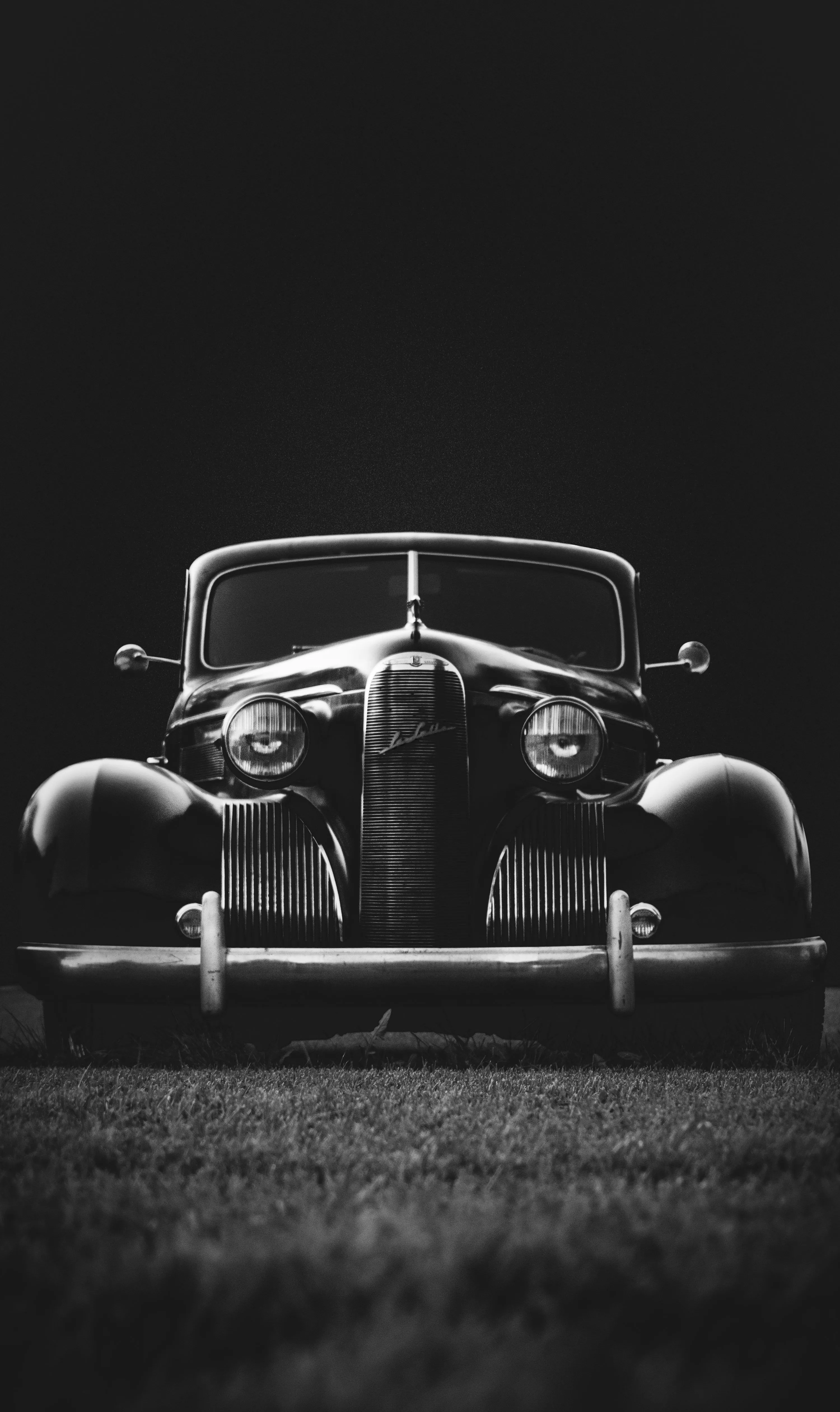 Black And White Car Picture