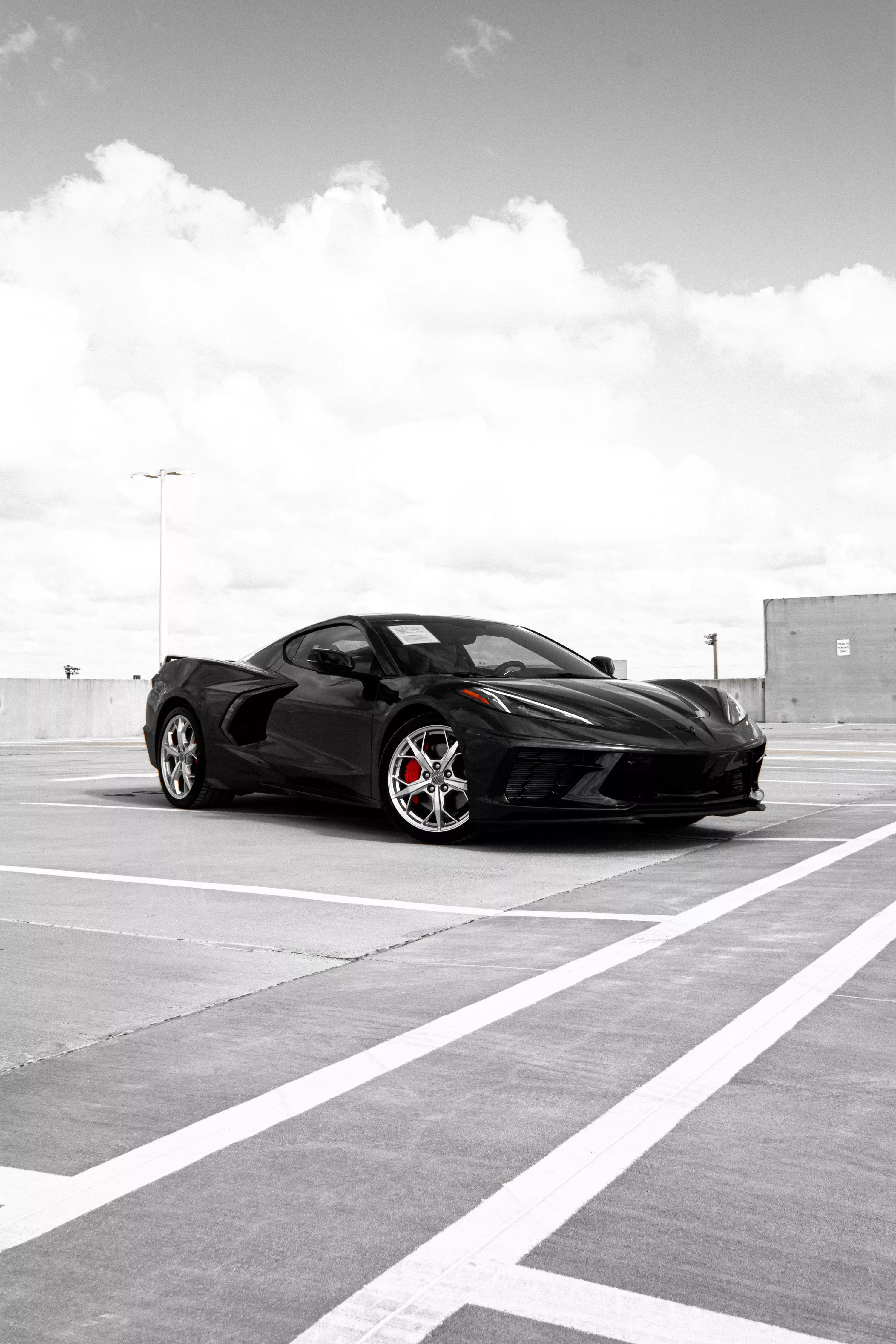 Black And White Car Picture