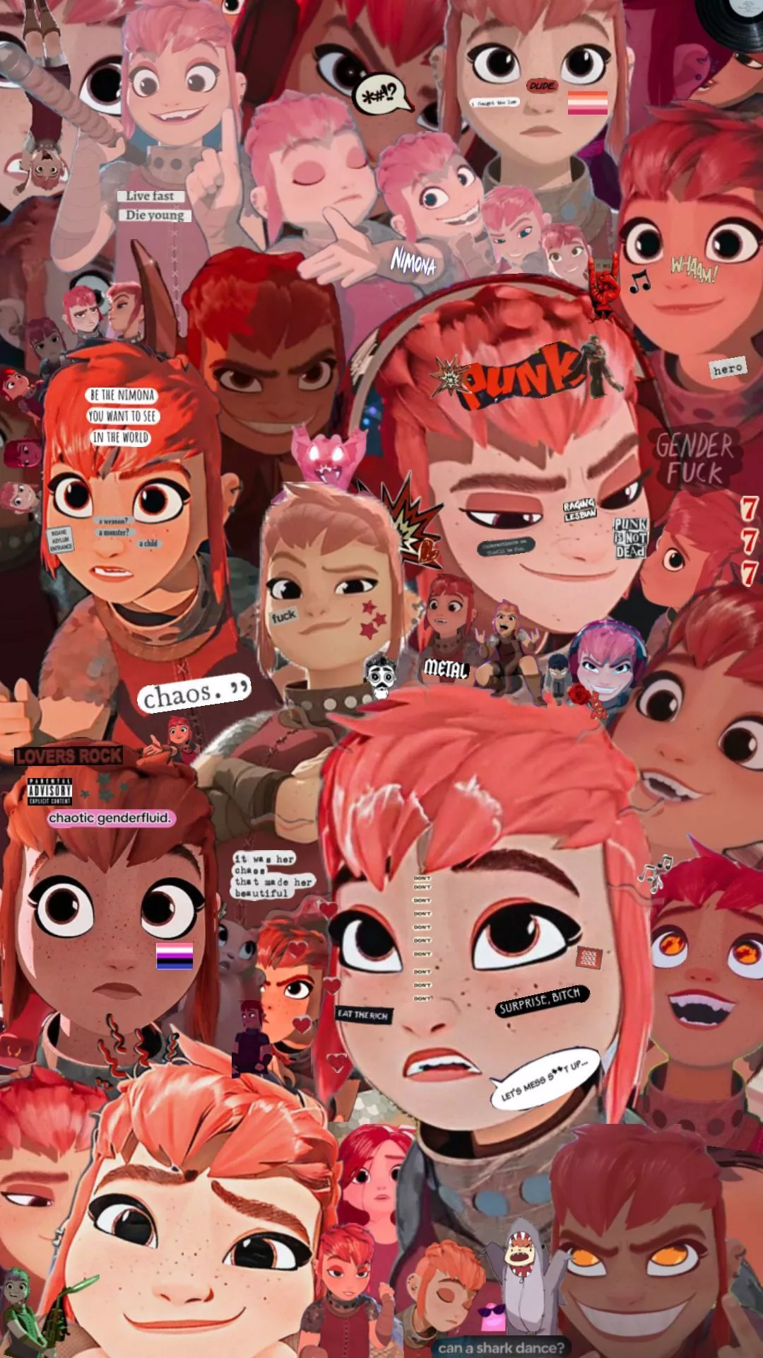 Nimona ideas. character wallpaper