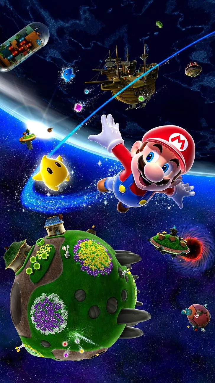 Super mario galaxy 1080P, 2K, 4K, 5K HD