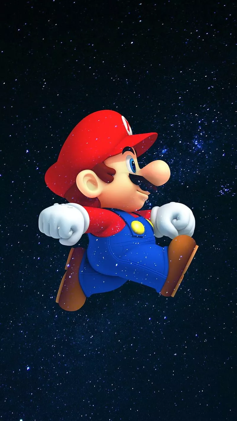 HD super star (super mario) wallpaper