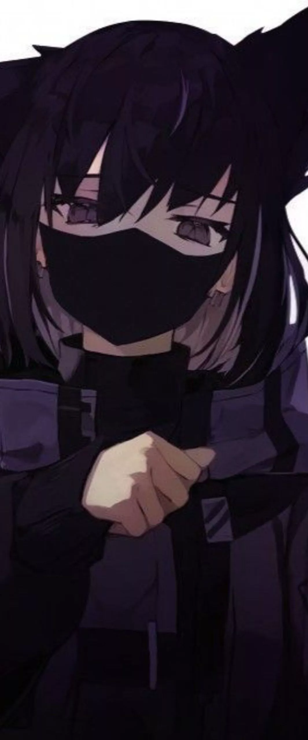 Anime Cat Girl iPhone Wallpaper 4k