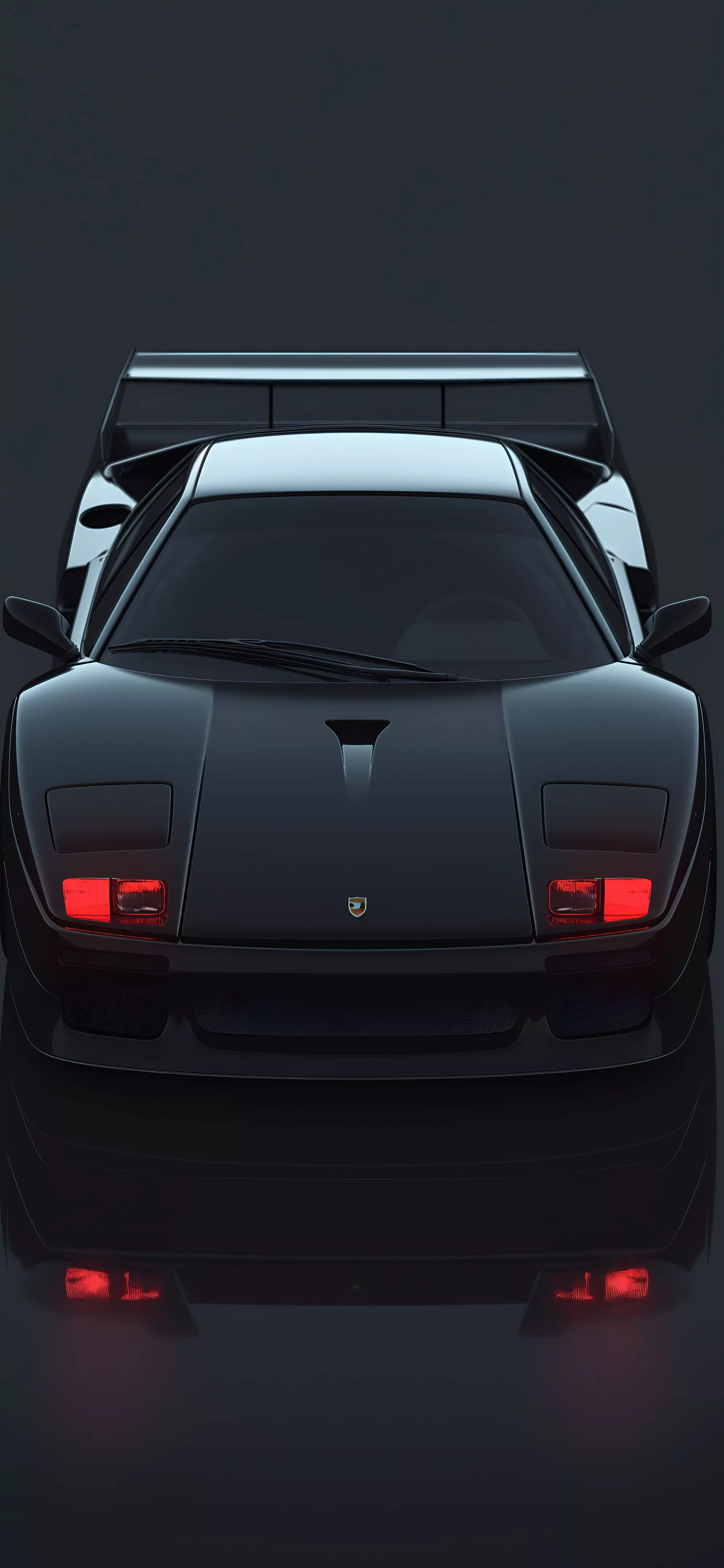 Black Supercar Dark Background Wallpaper Car Wallpaper