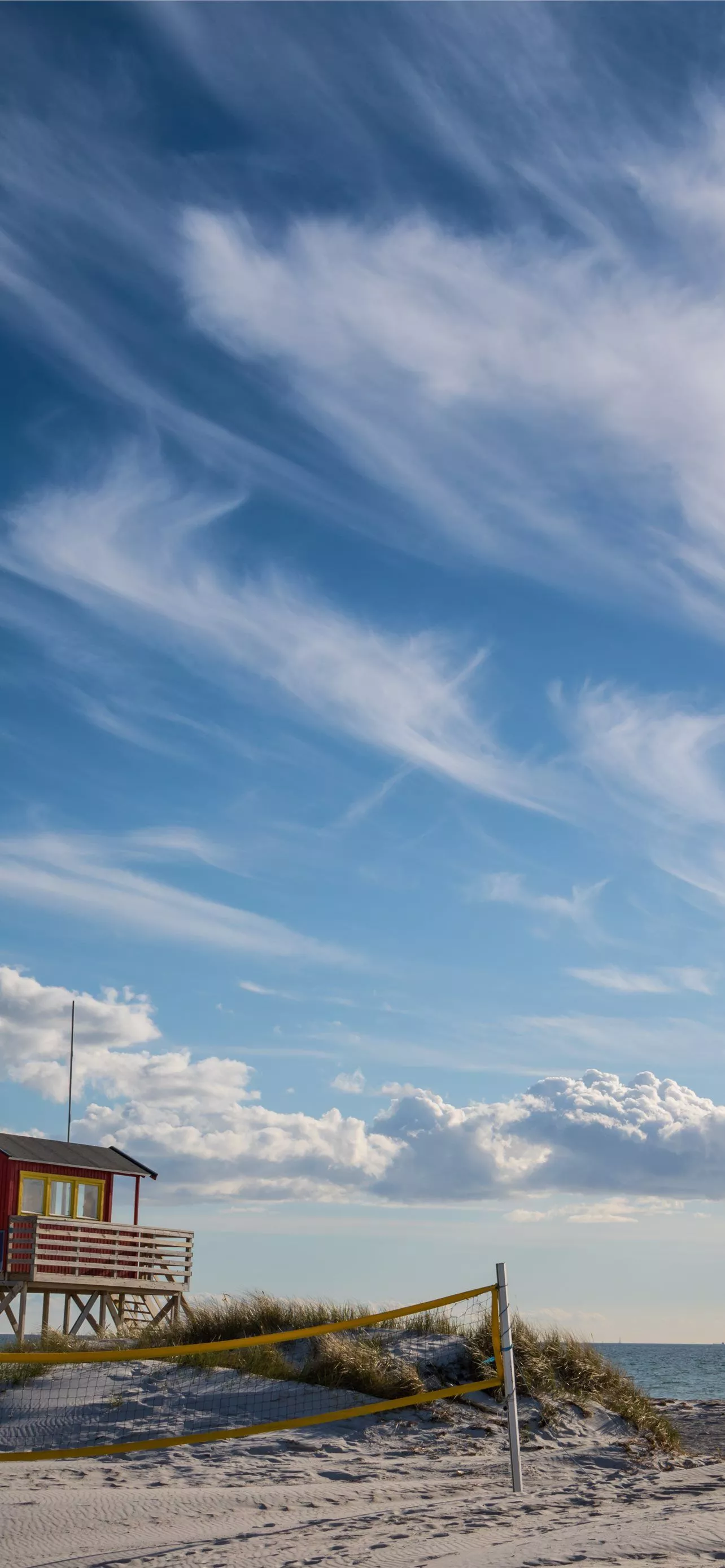 sea bay shore sand sky snow winter