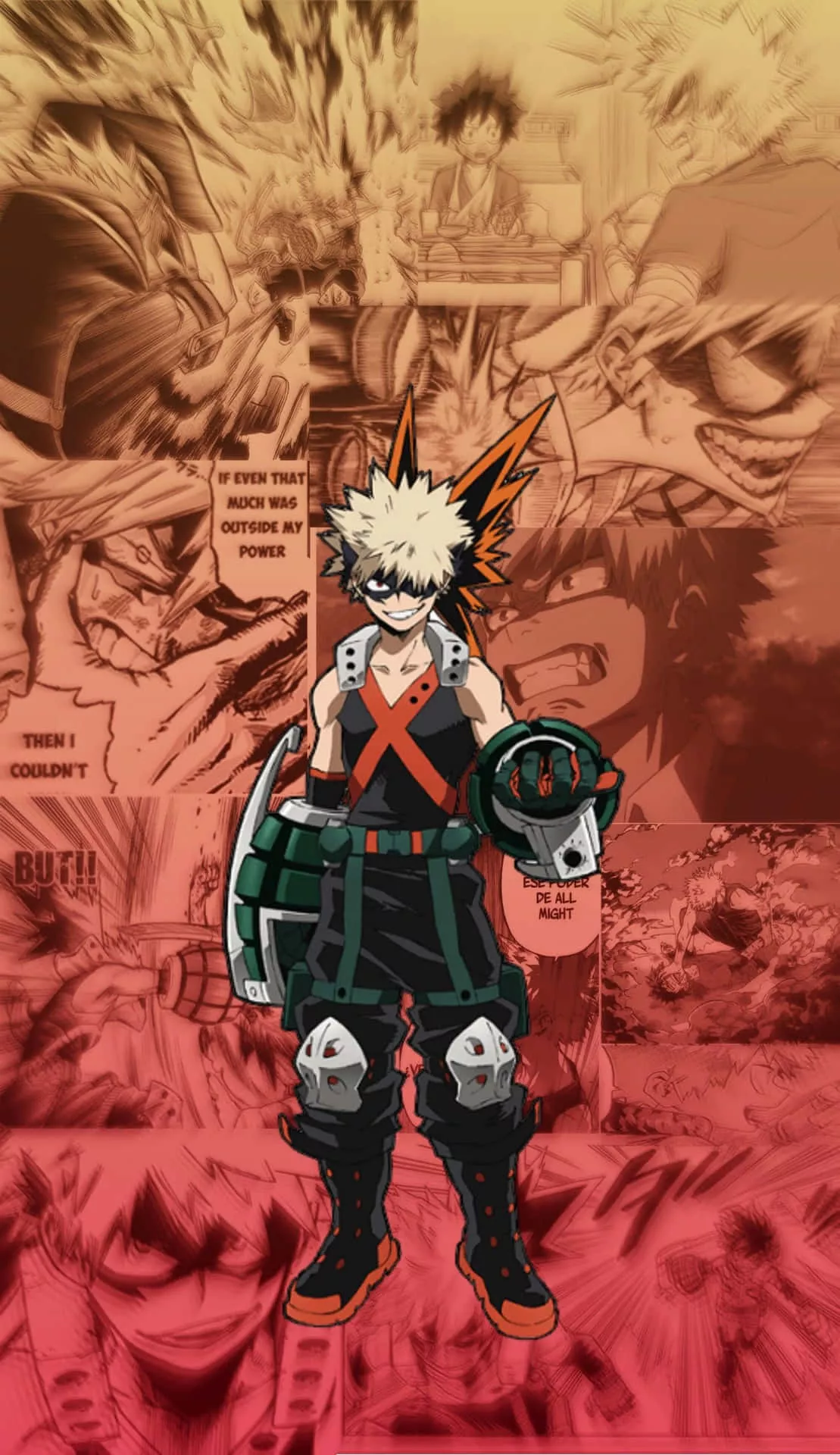 Bakugou Aesthetic Comic Style