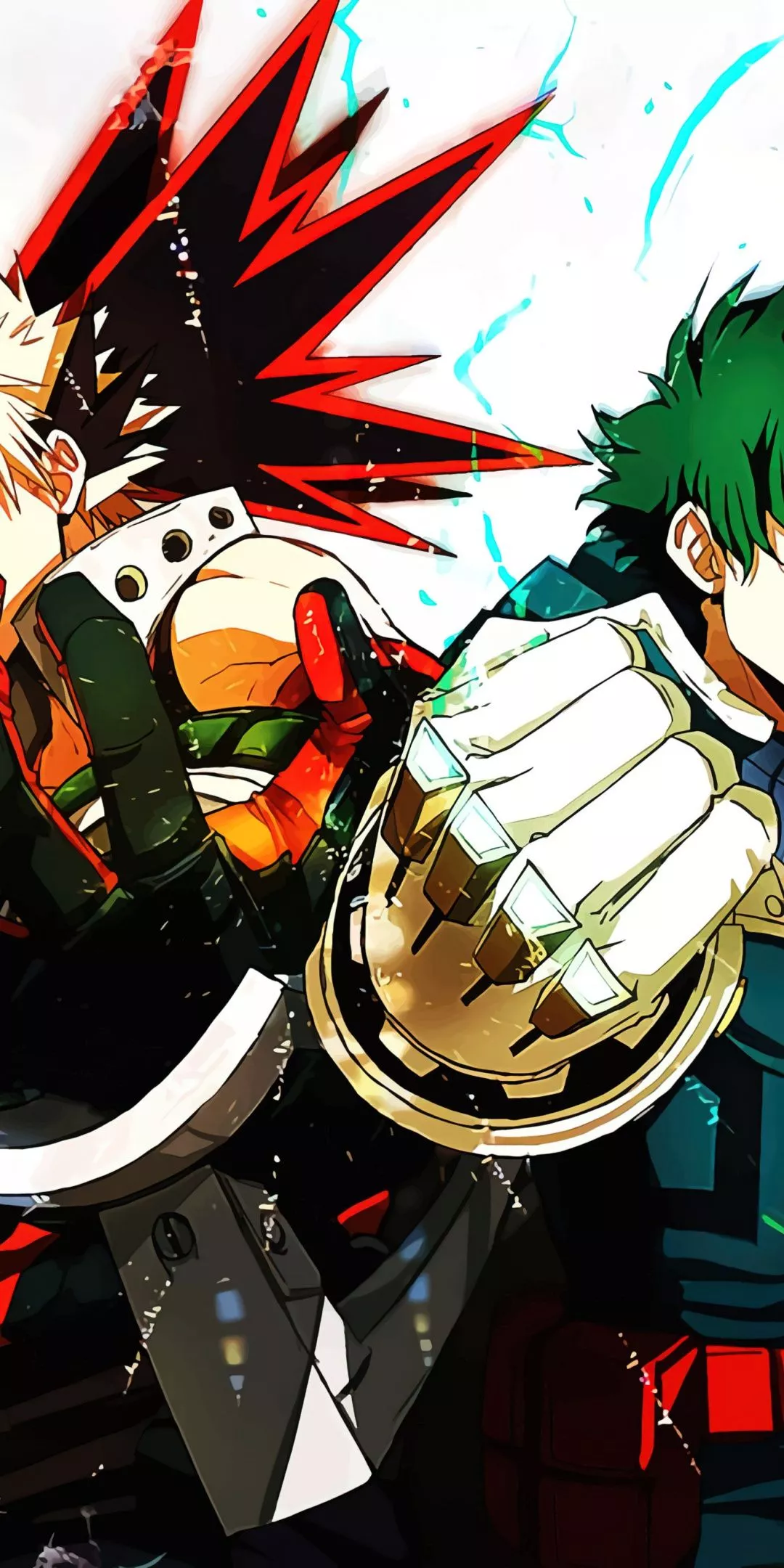 Katsuki Bakugo and Izuku Midoriya in My Hero Academia 4K Wallpaper