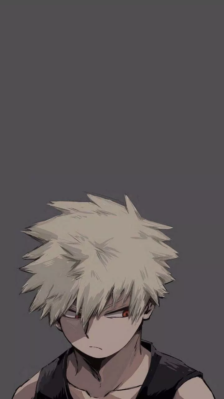 Download Bakugou Looking Gray Wallpaper