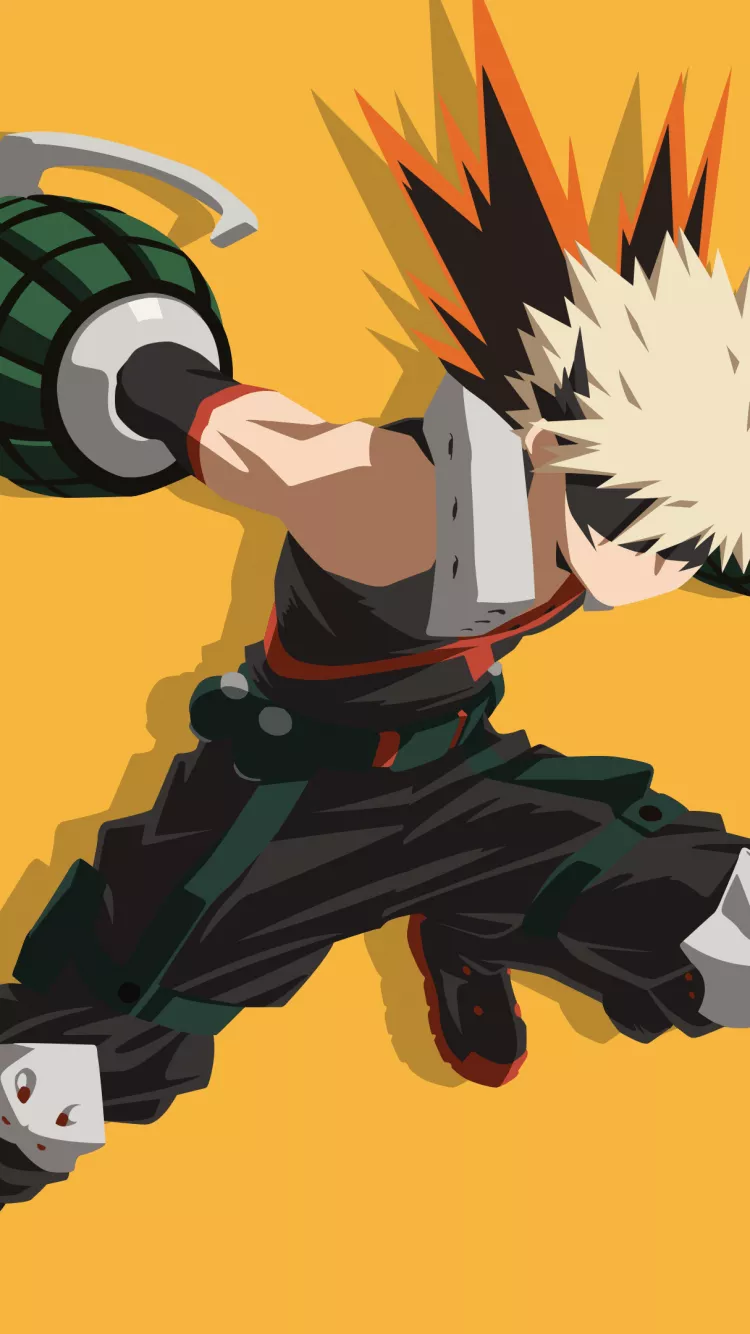 Katsuki Bakugo Wallpaper 4K, My Hero