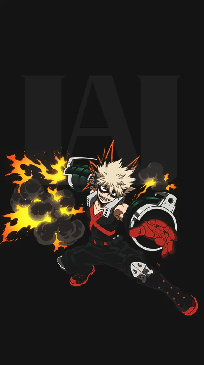 Bakugo Lockscreen wallpaper