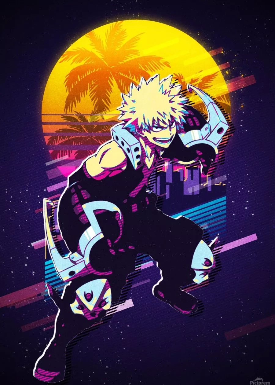 katsuki 1 by DK Artwork Wall Art